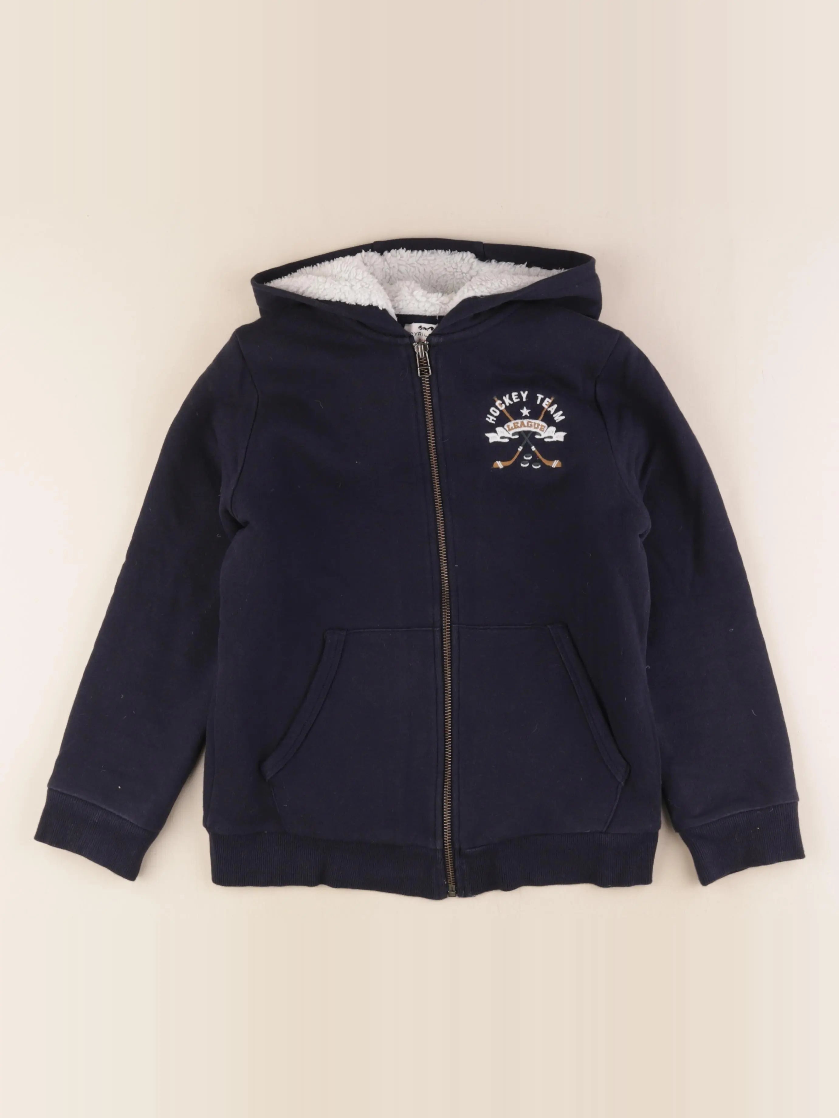 Cyrillus - sweat bleu - 10 ans