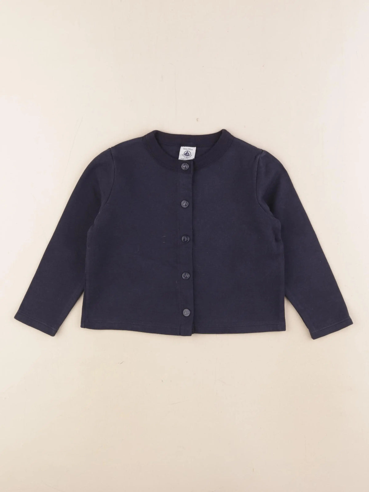 Petit Bateau - sweat bleu - 3 ans