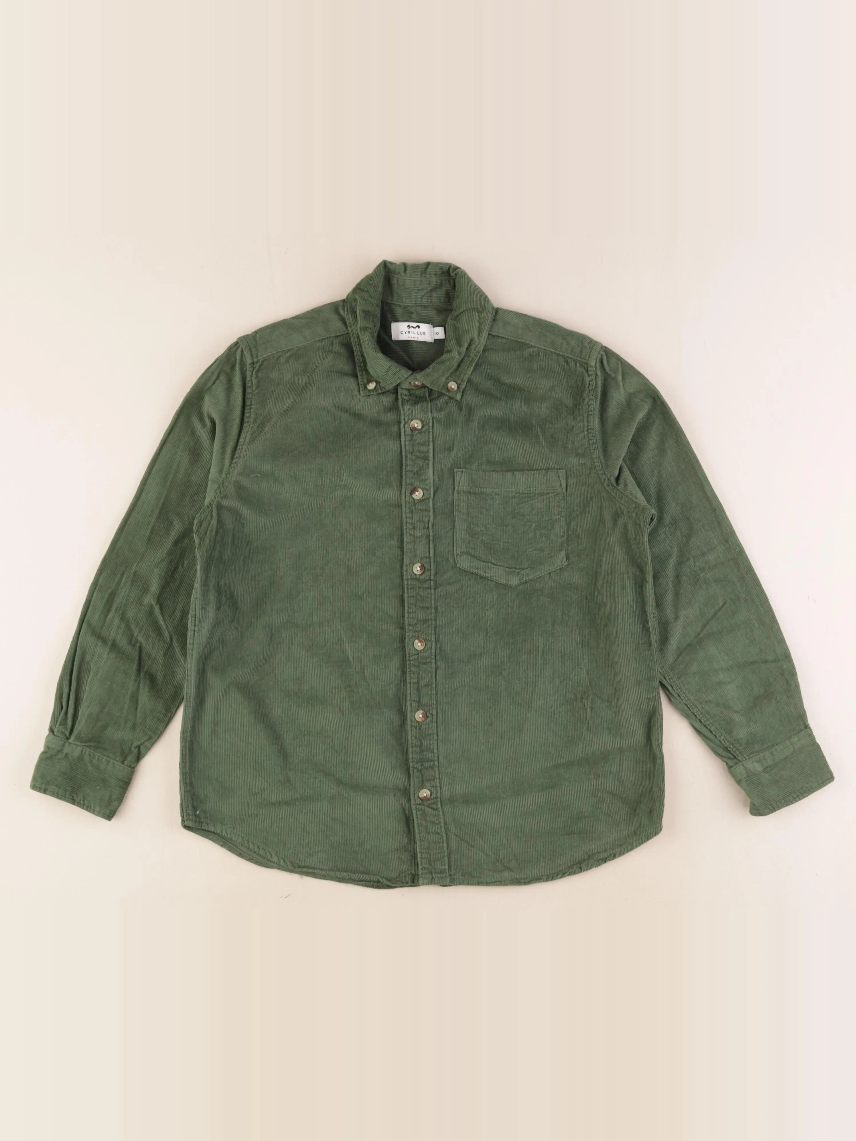 Cyrillus - chemise vert - 10 ans