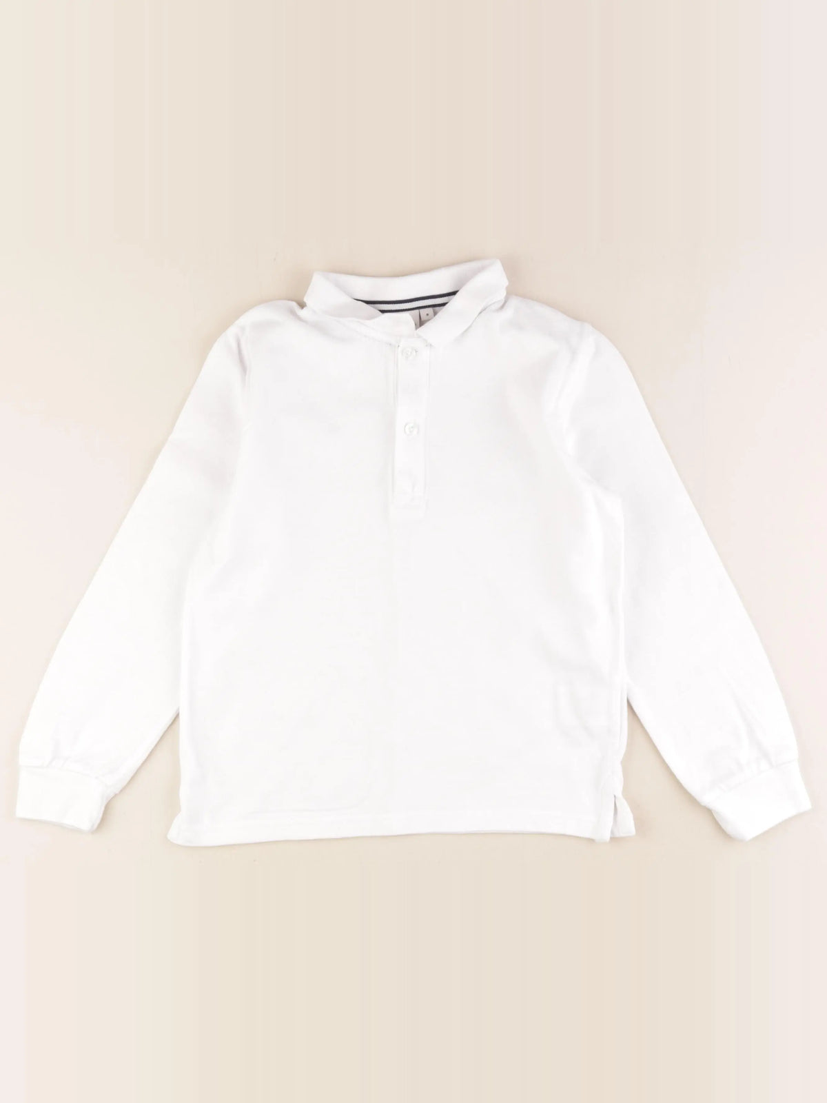 Cyrillus - polo blanc - 8 ans