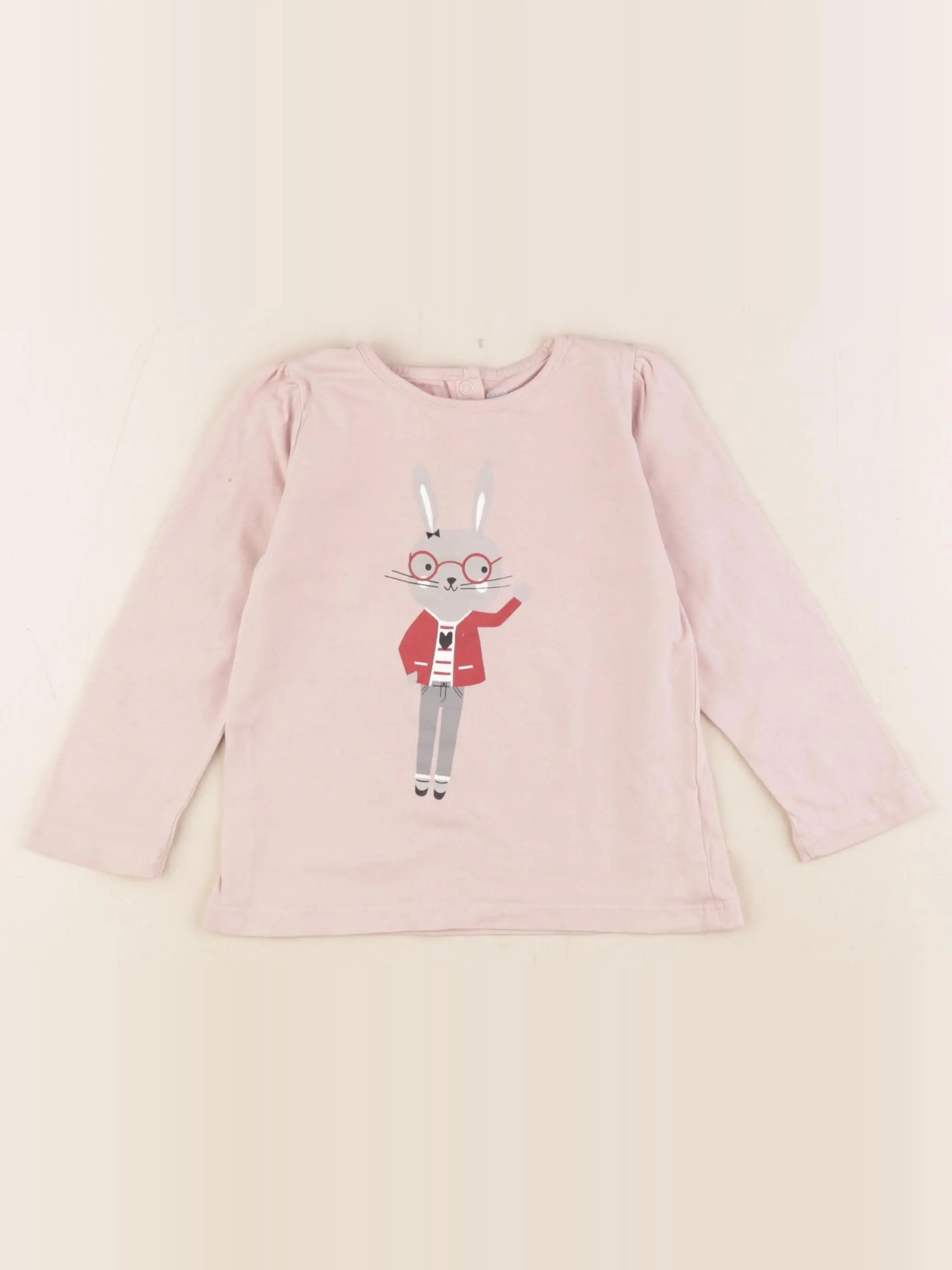 Boutchou - tee-shirt rose - 18 mois