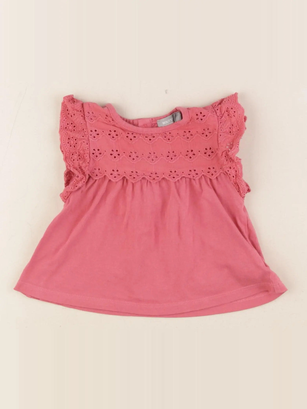 Boutchou - tee-shirt rose - 9 mois