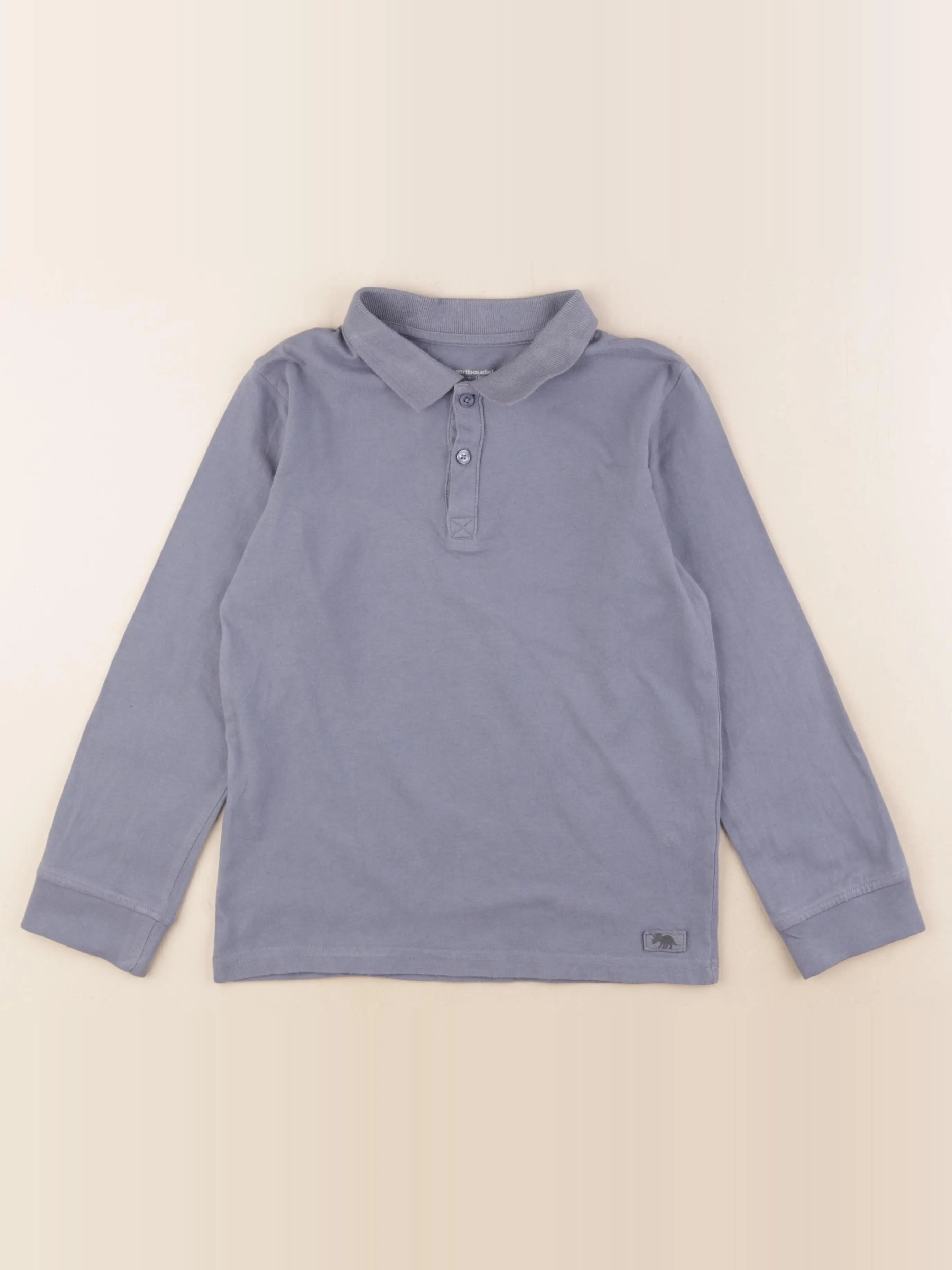 Vertbaudet - polo bleu - 10 ans
