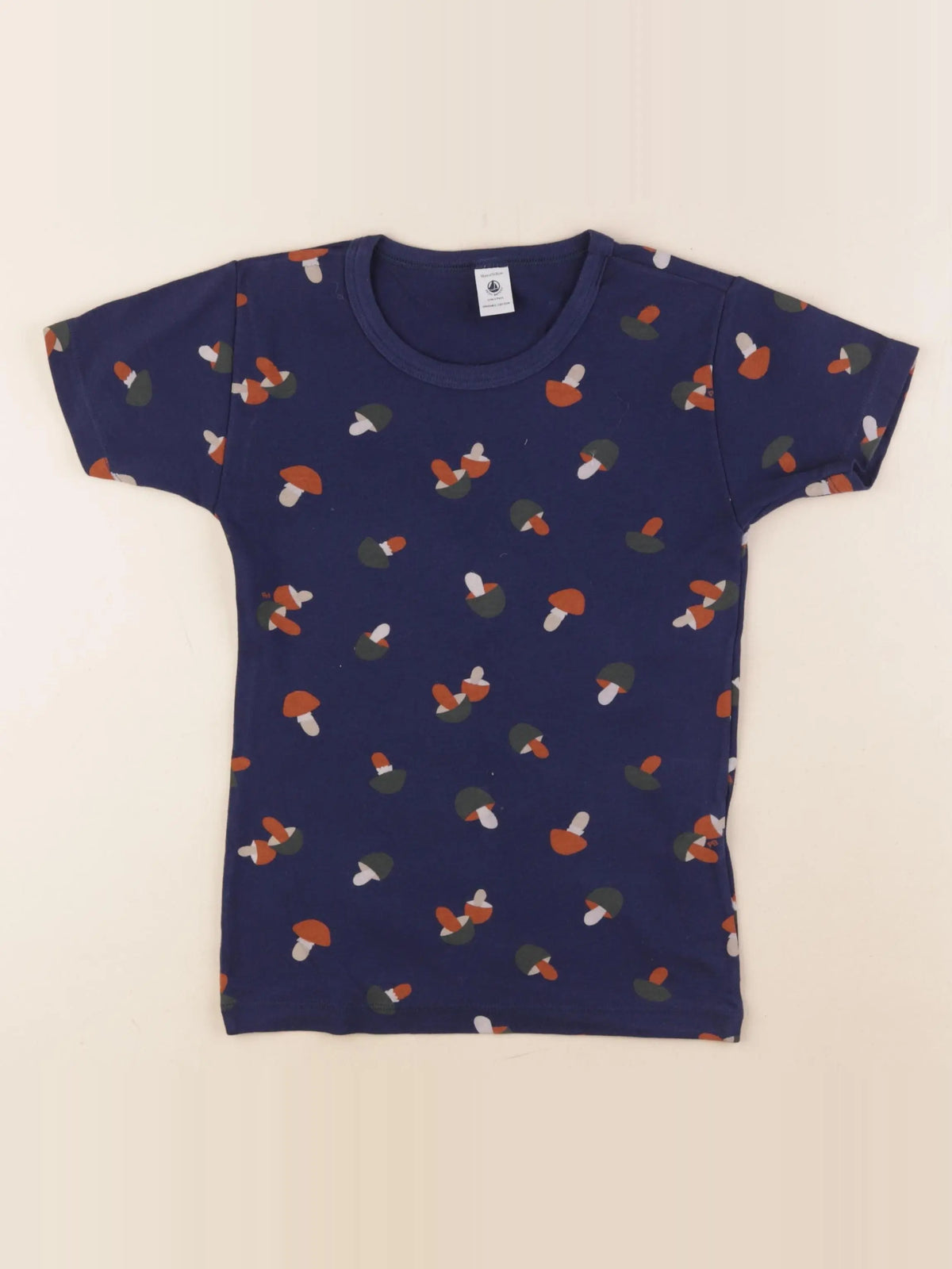 Petit Bateau - maillot de corps bleu - 10 ans