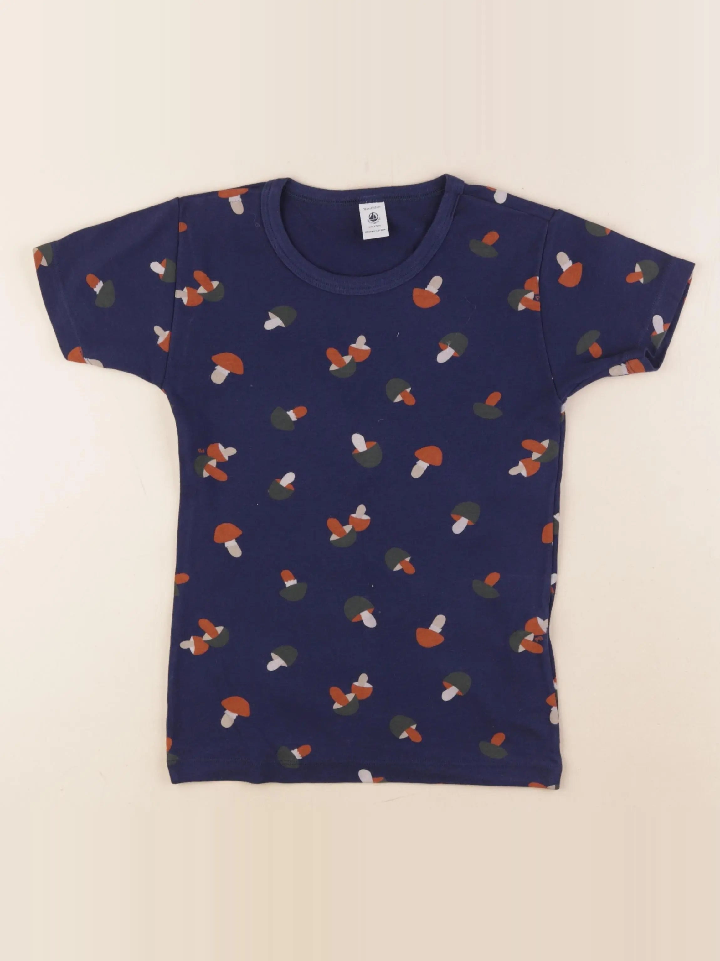 Petit Bateau - maillot de corps bleu - 10 ans