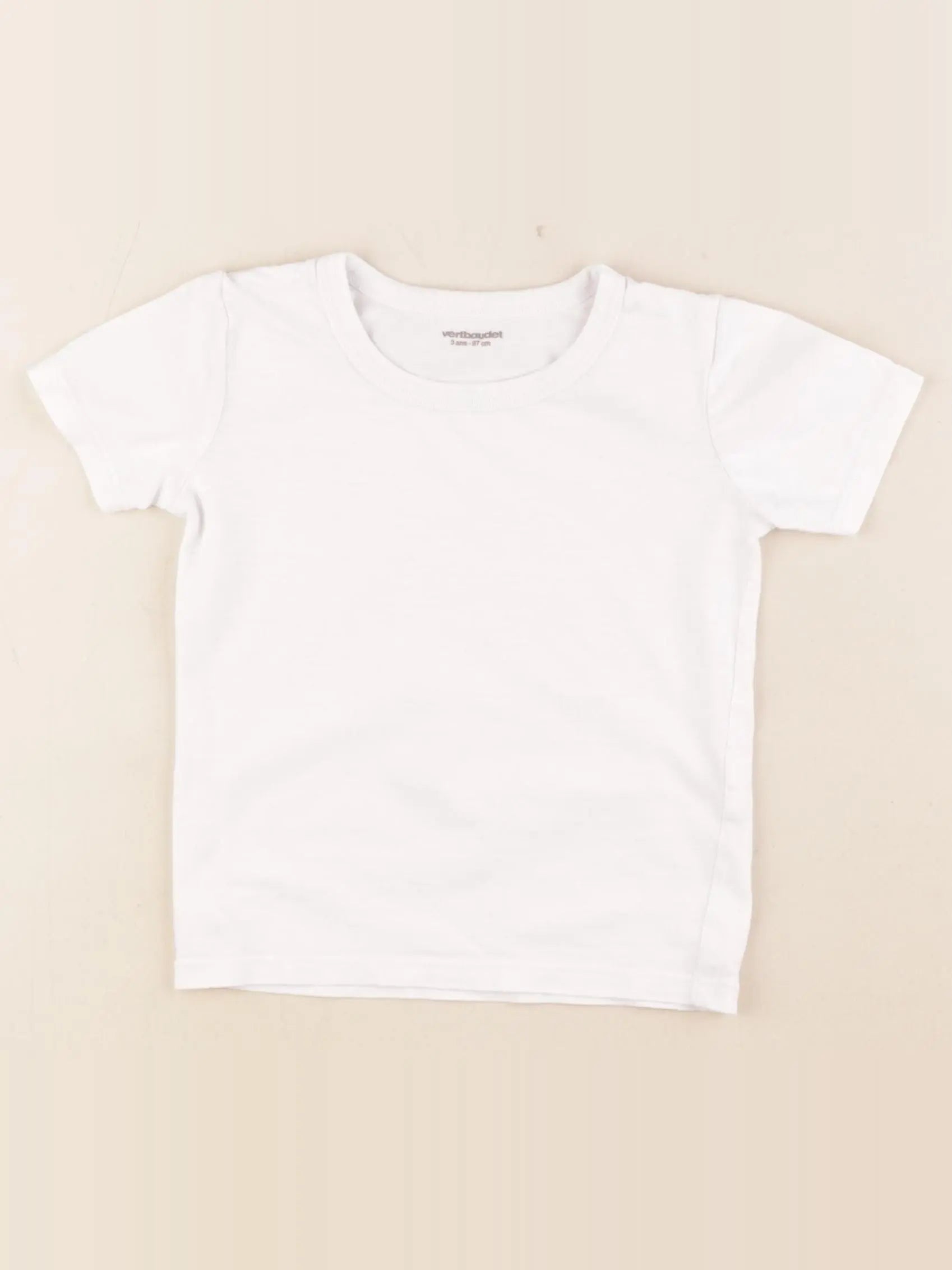 Vertbaudet - maillot de corps blanc - 3 ans
