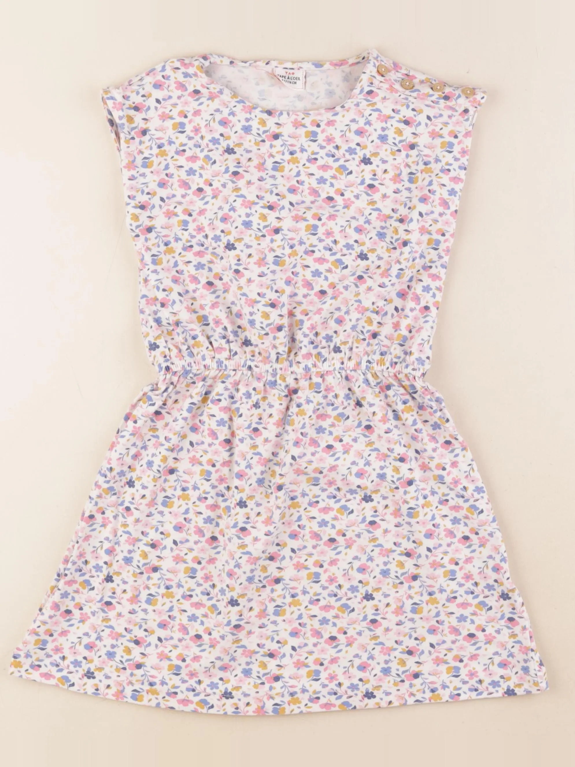 Tape à l'oeil - robe multicolore - 6 ans