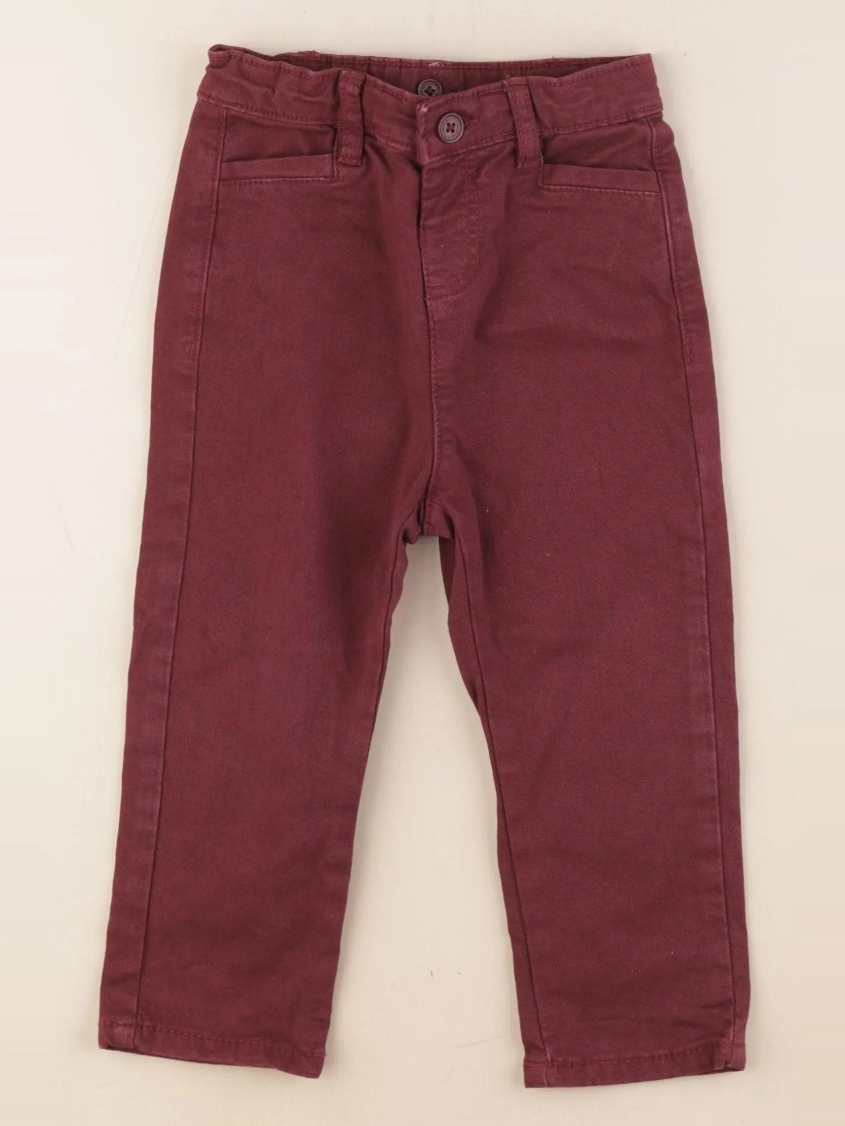Tape à l'oeil - pantalon rouge - 24 mois