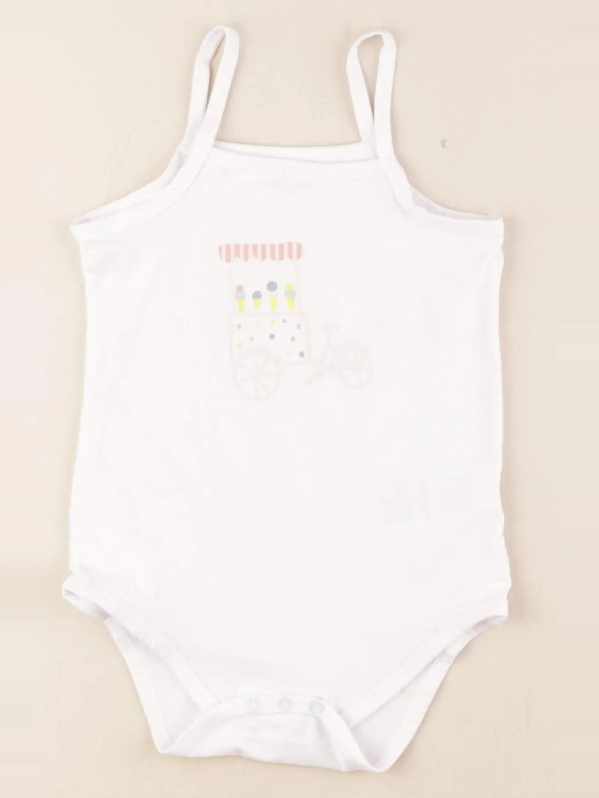 Vertbaudet - body blanc - 2 ans