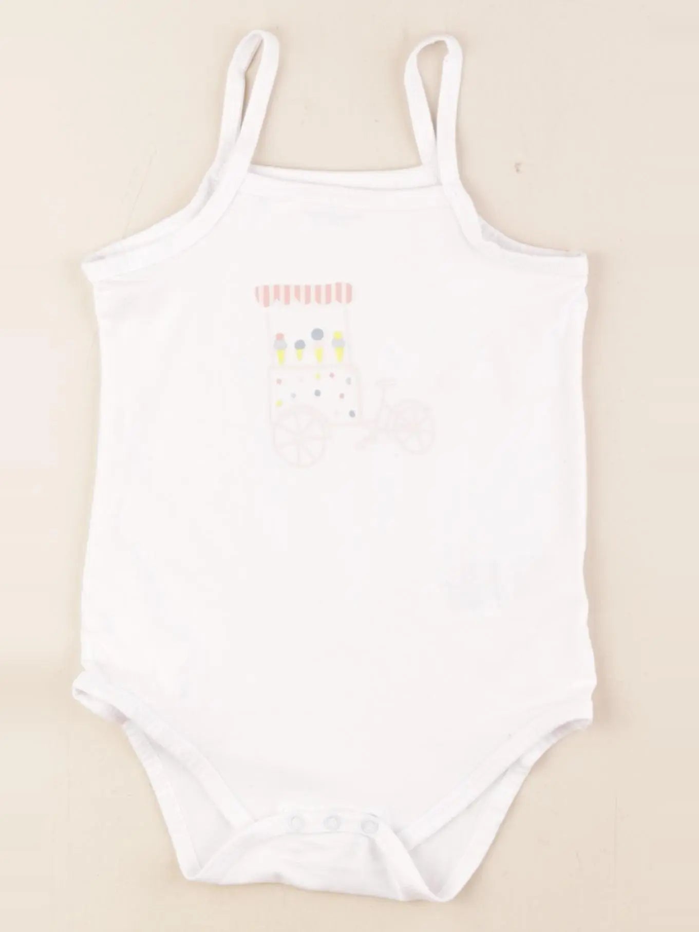 Vertbaudet - body blanc - 2 ans