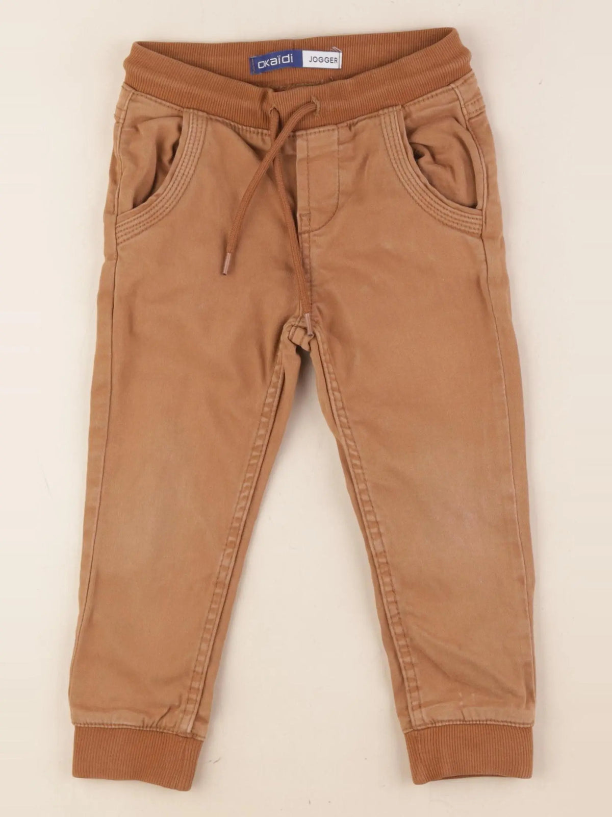 Okaidi - pantalon marron - 3 ans