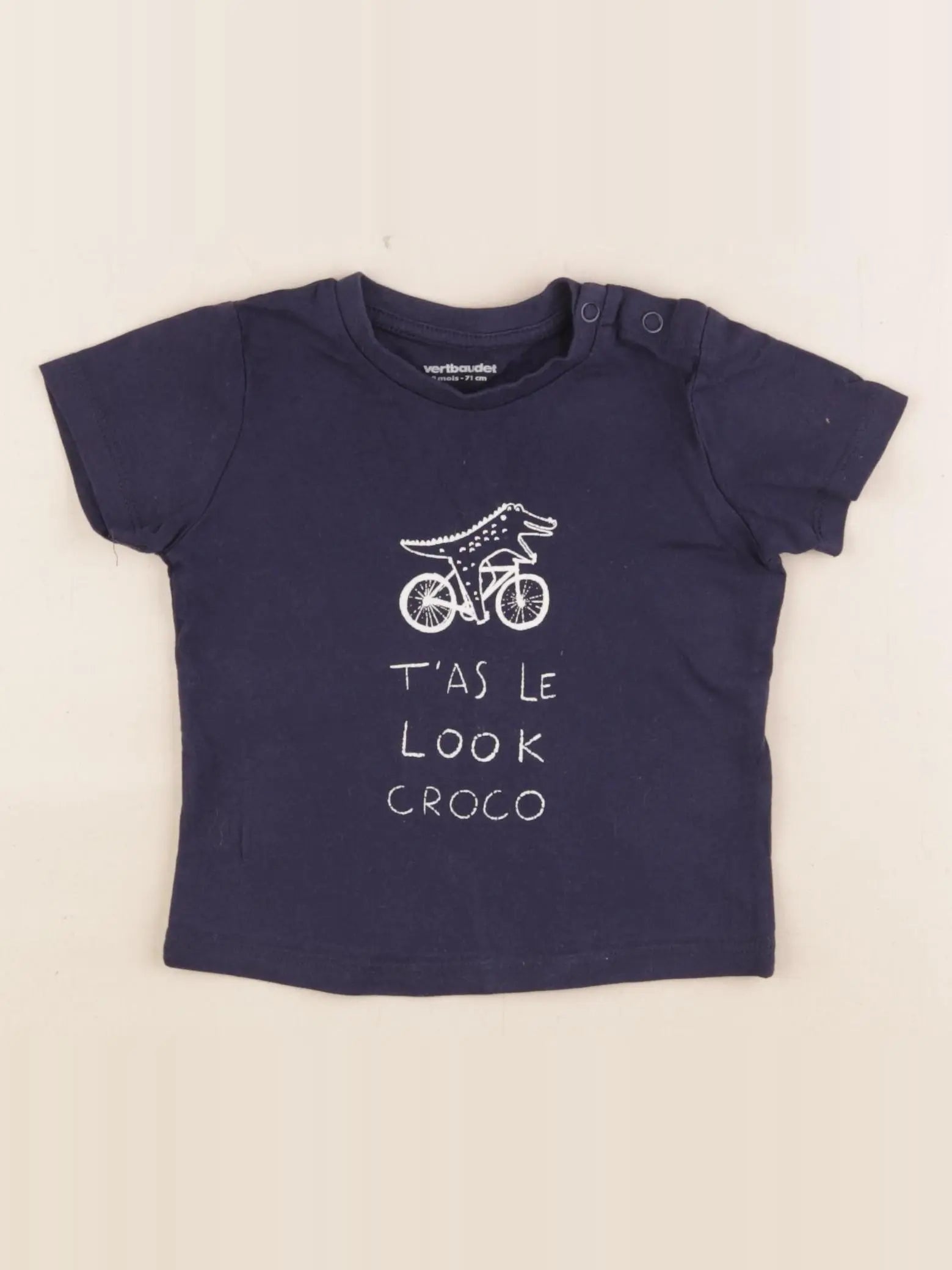 Tape à l'oeil - tee-shirt bleu - 9 mois