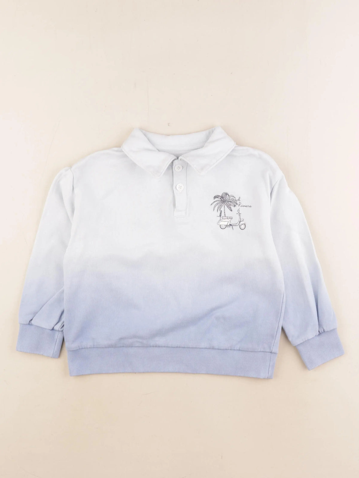 Vertbaudet - sweat bleu - 5 ans