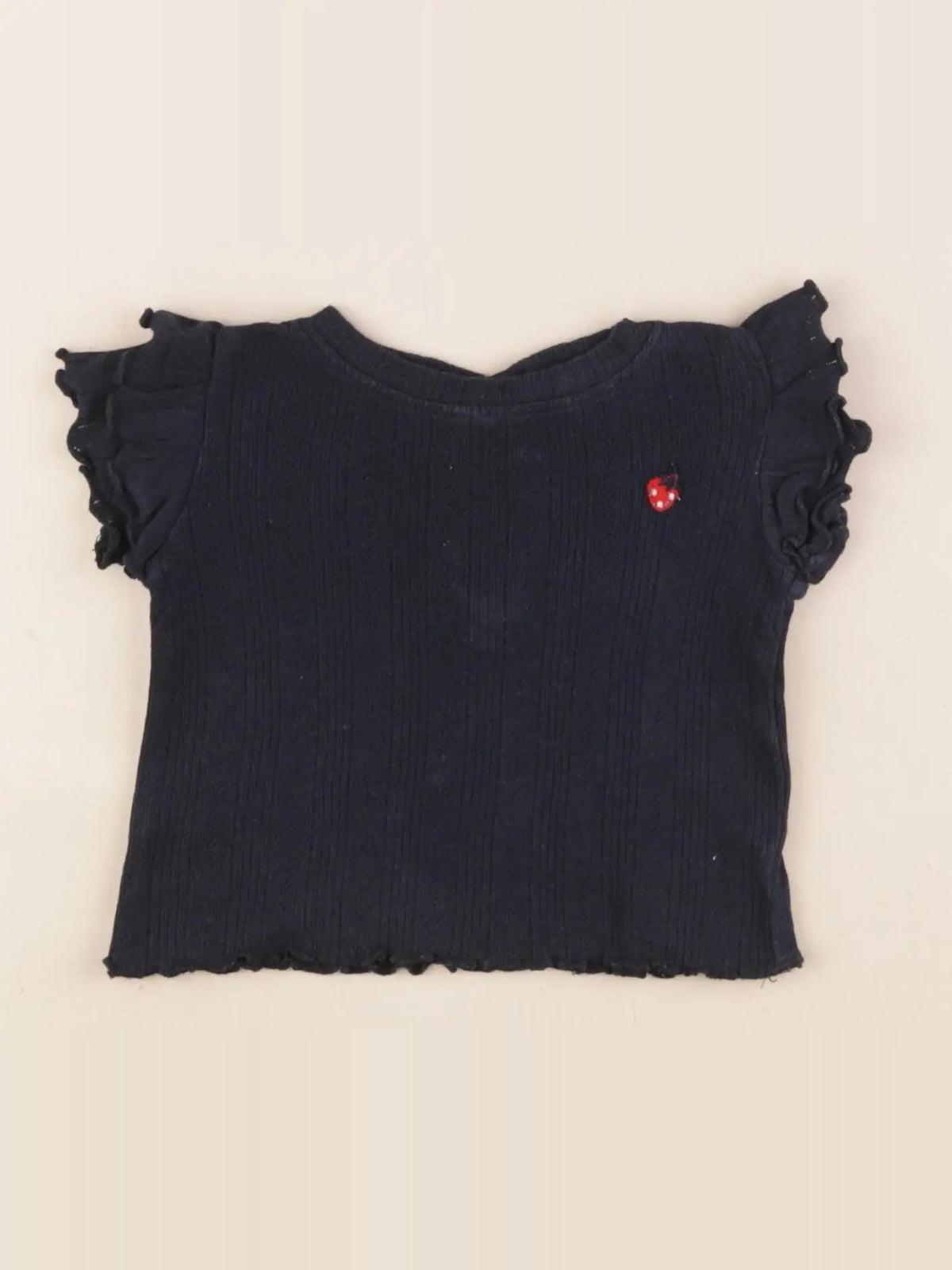 Boutchou - tee-shirt bleu - 6 mois