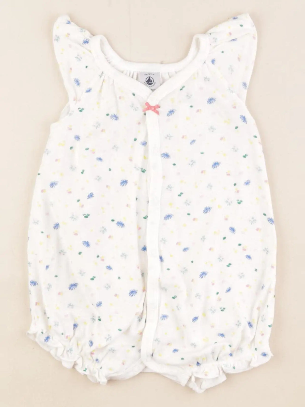 Petit Bateau - pyjama coton multicolore - 6 mois