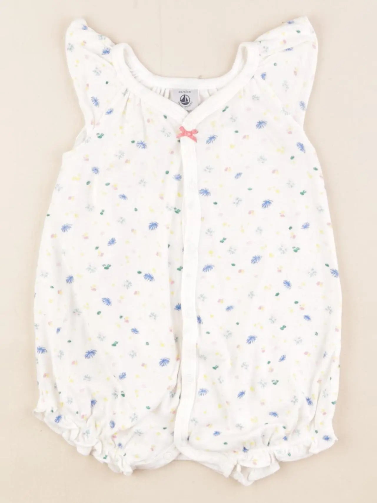 Petit Bateau - pyjama coton multicolore - 6 mois