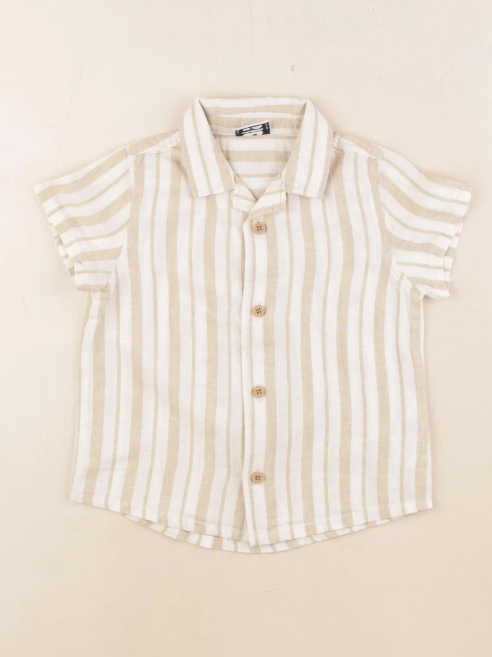 Tape à l'oeil - chemise beige, blanc - 18 mois