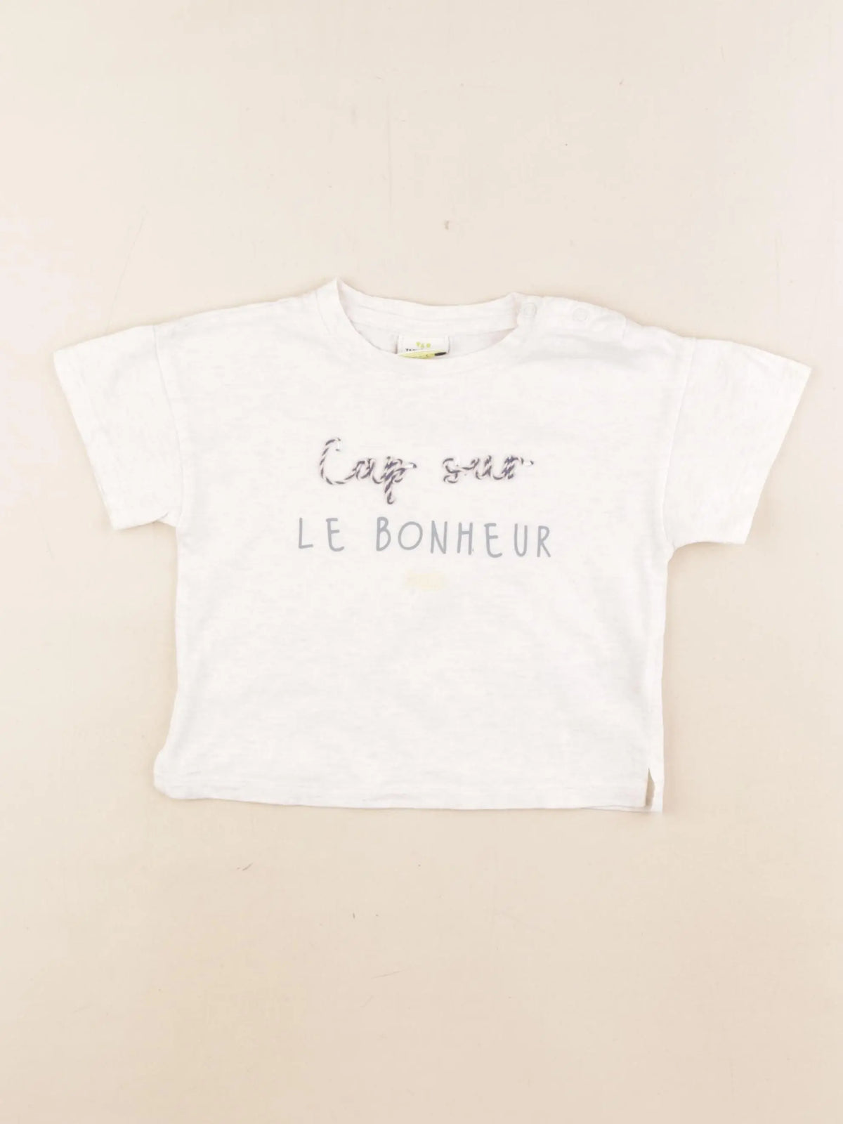 Tape à l'oeil - tee-shirt beige - 18 mois