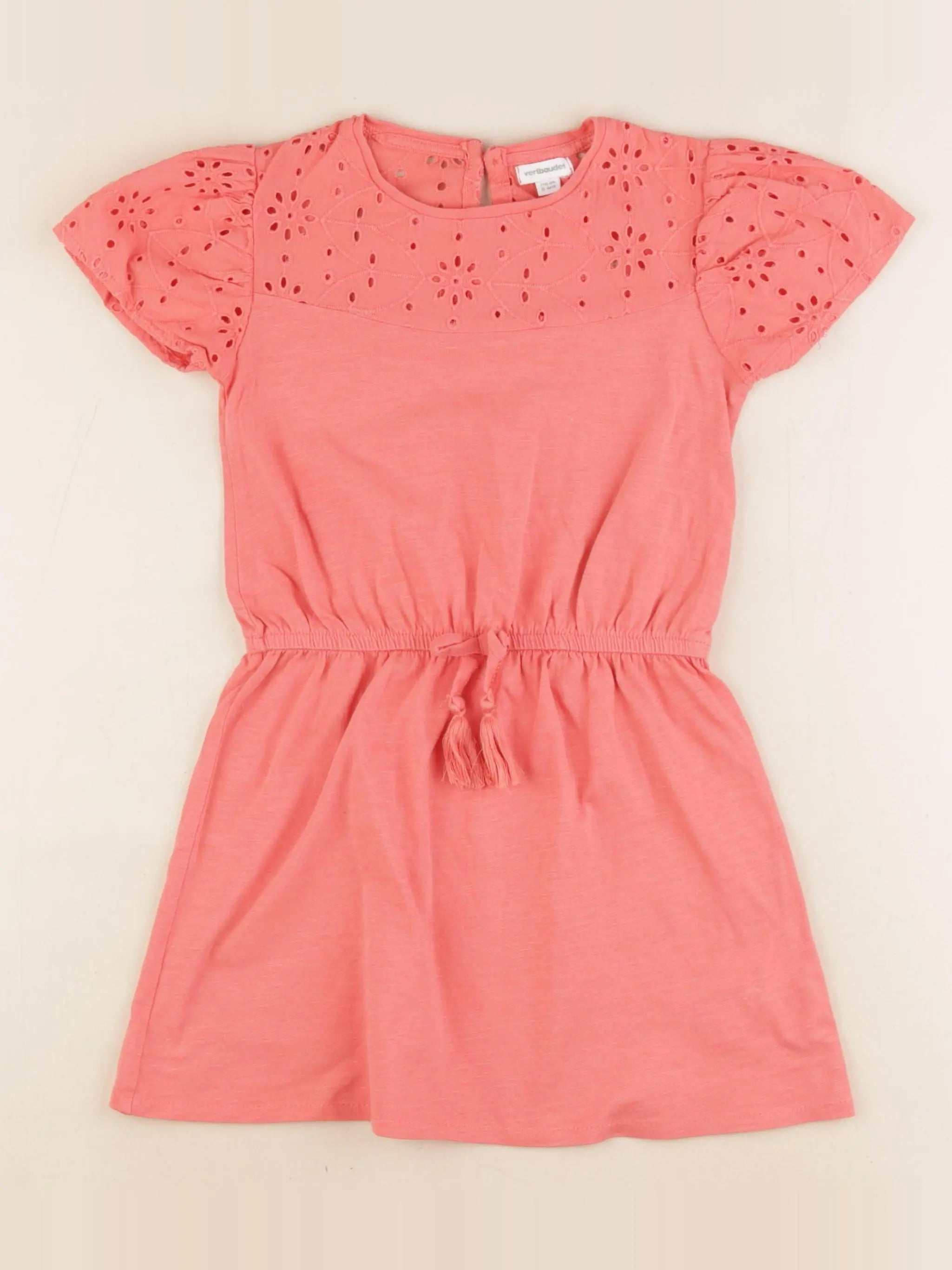 Vertbaudet - robe rose - 5 ans