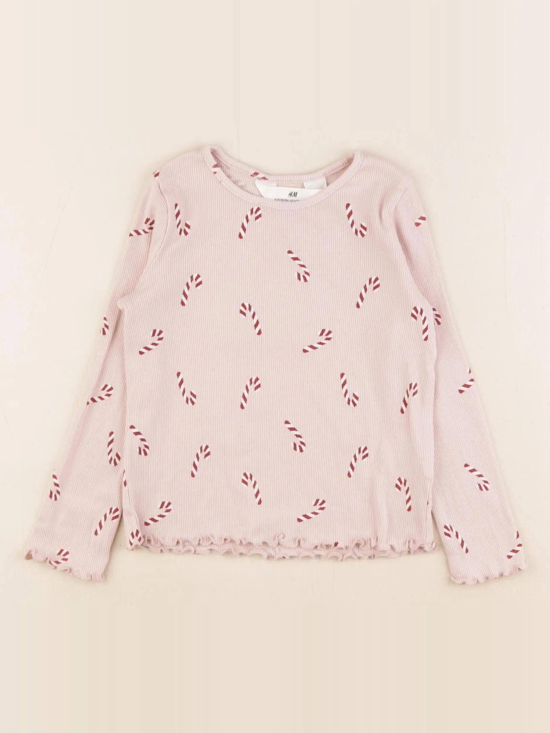 H&M - tee-shirt rose - 2/4 ans