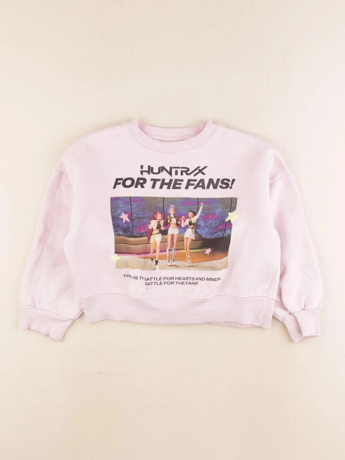 Zara - sweat imprimé au dos rose - 6/7 ans