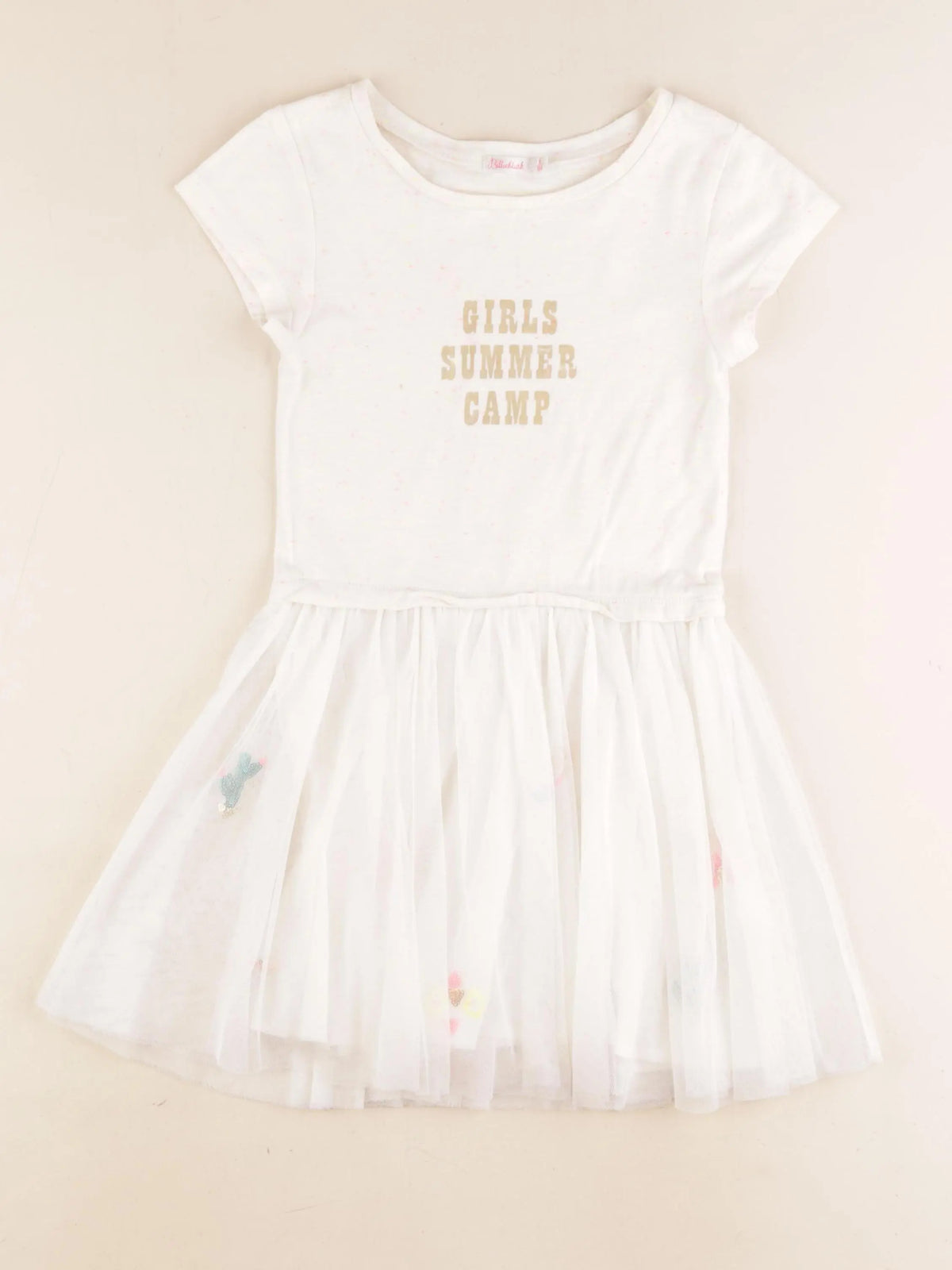 Billie Blush - robe beige - 6 ans