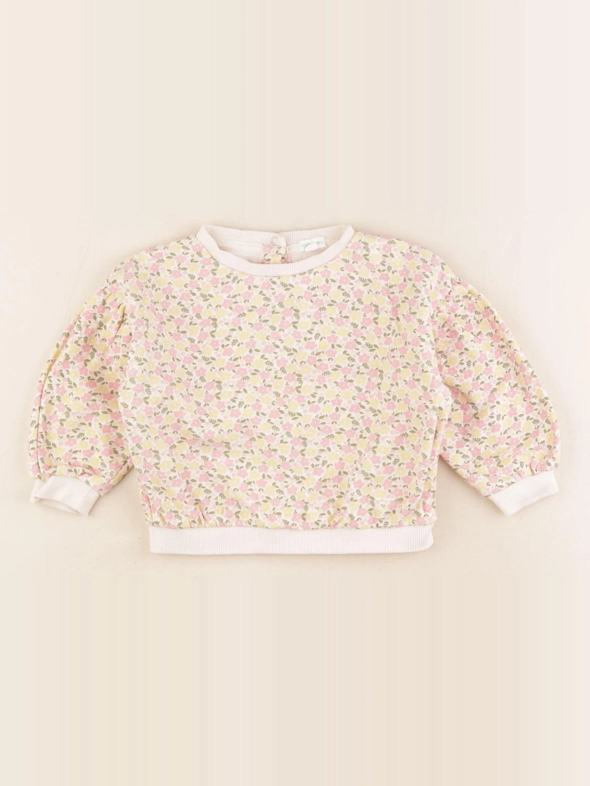 Vertbaudet - sweat multicolore - 24 mois