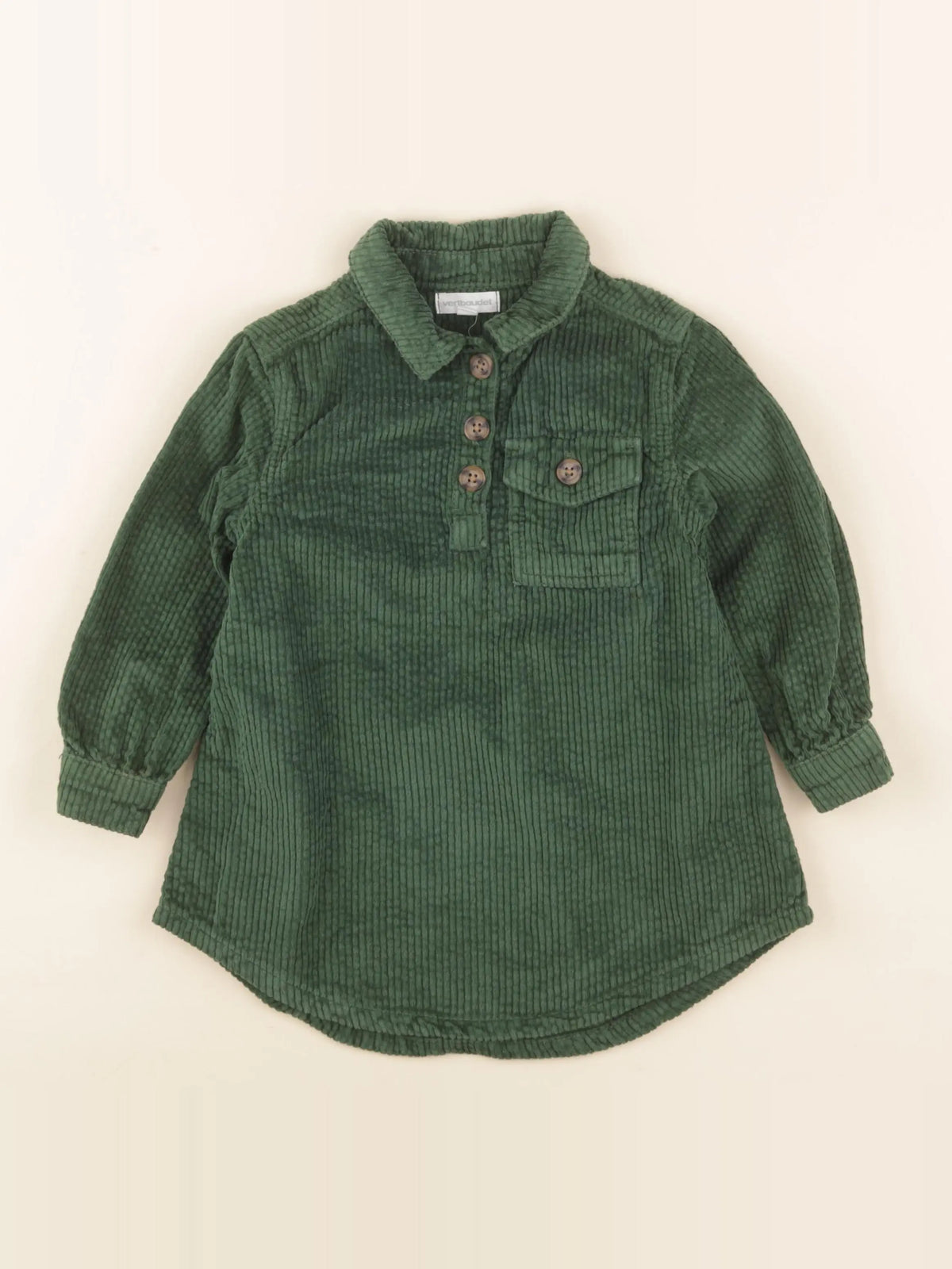 Vertbaudet - robe vert - 3 ans