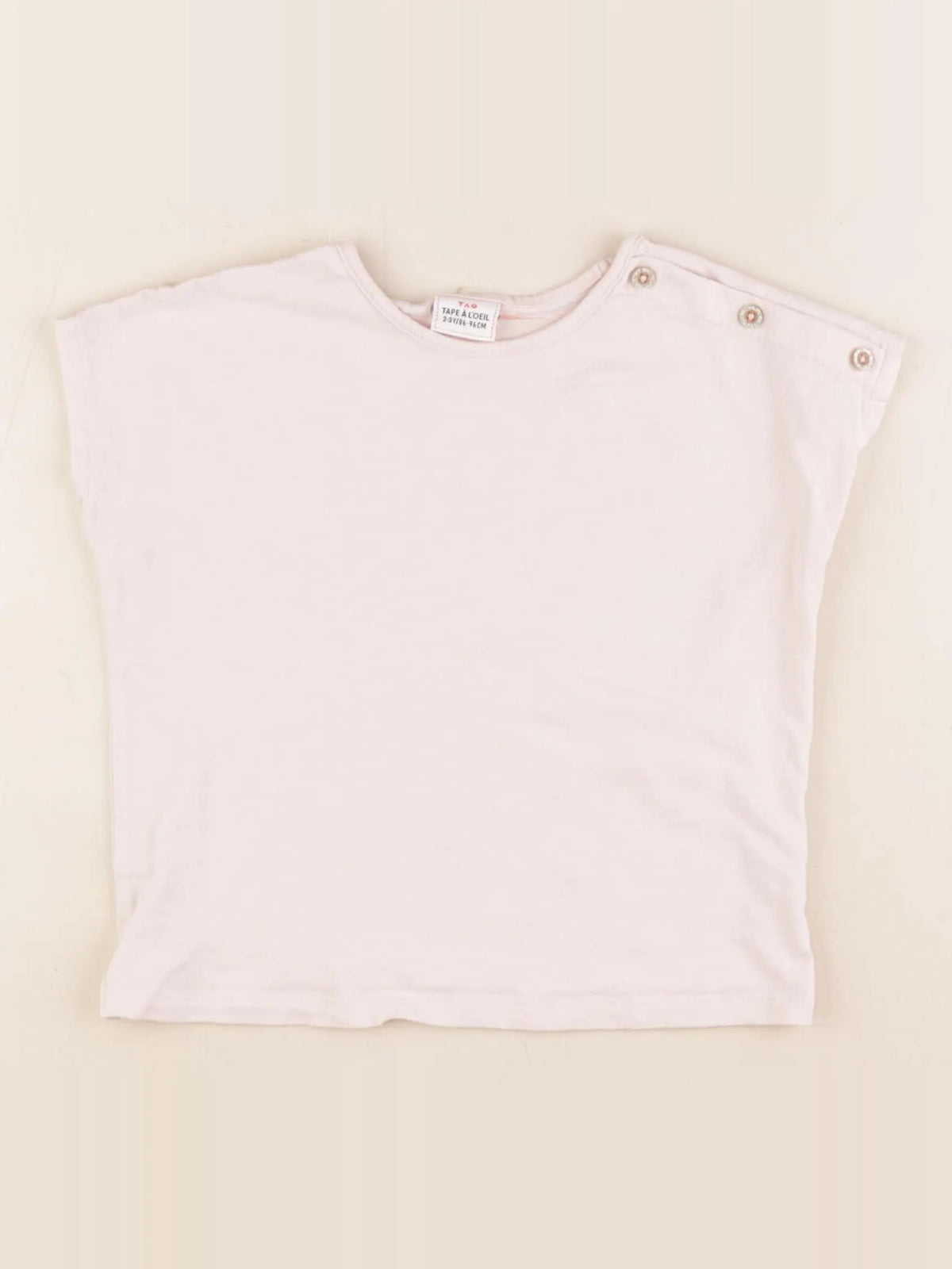 Tape à l'oeil - tee-shirt rose - 2/3 ans