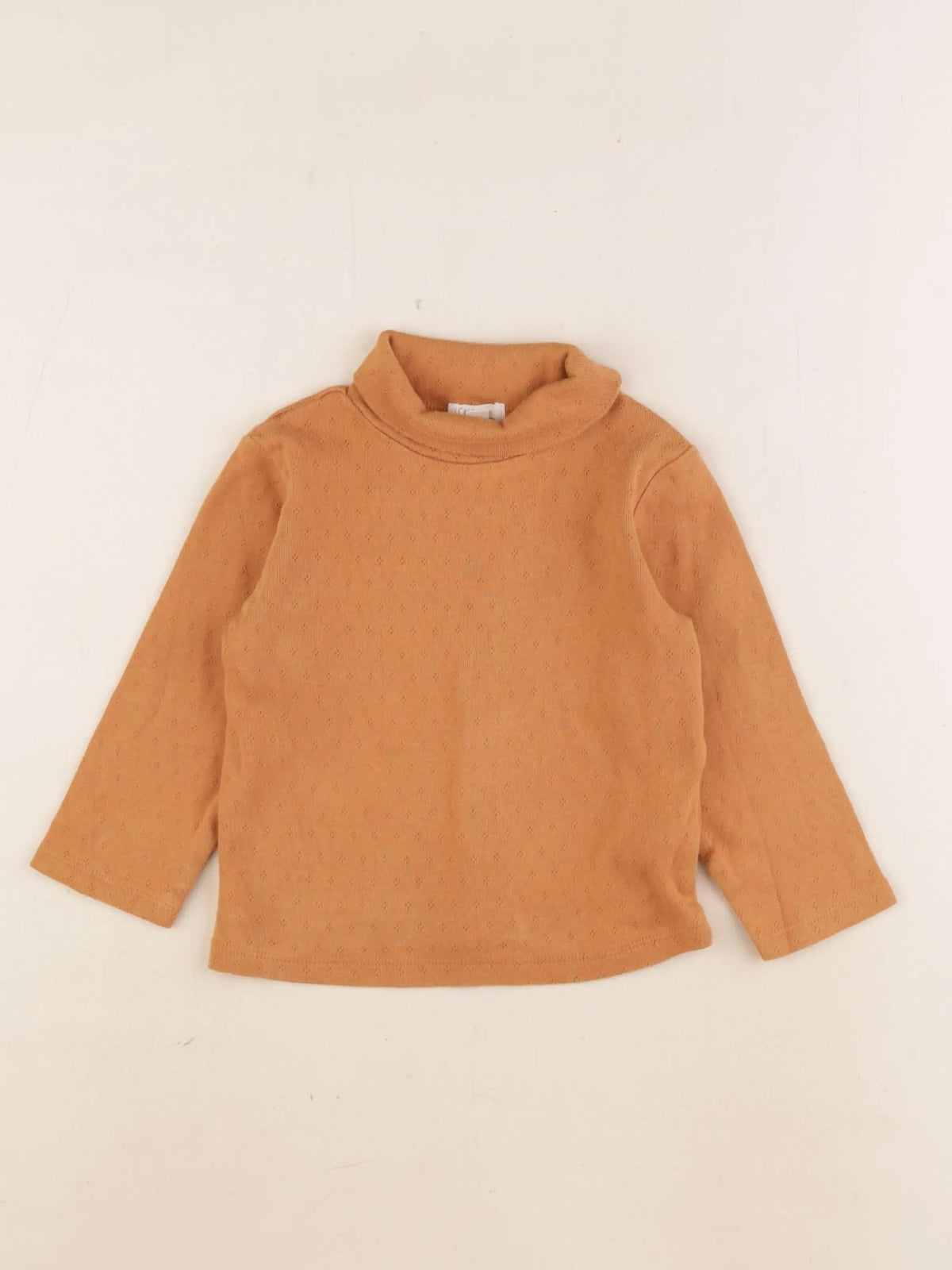 Little Cigogne - sous-pull marron - 2 ans