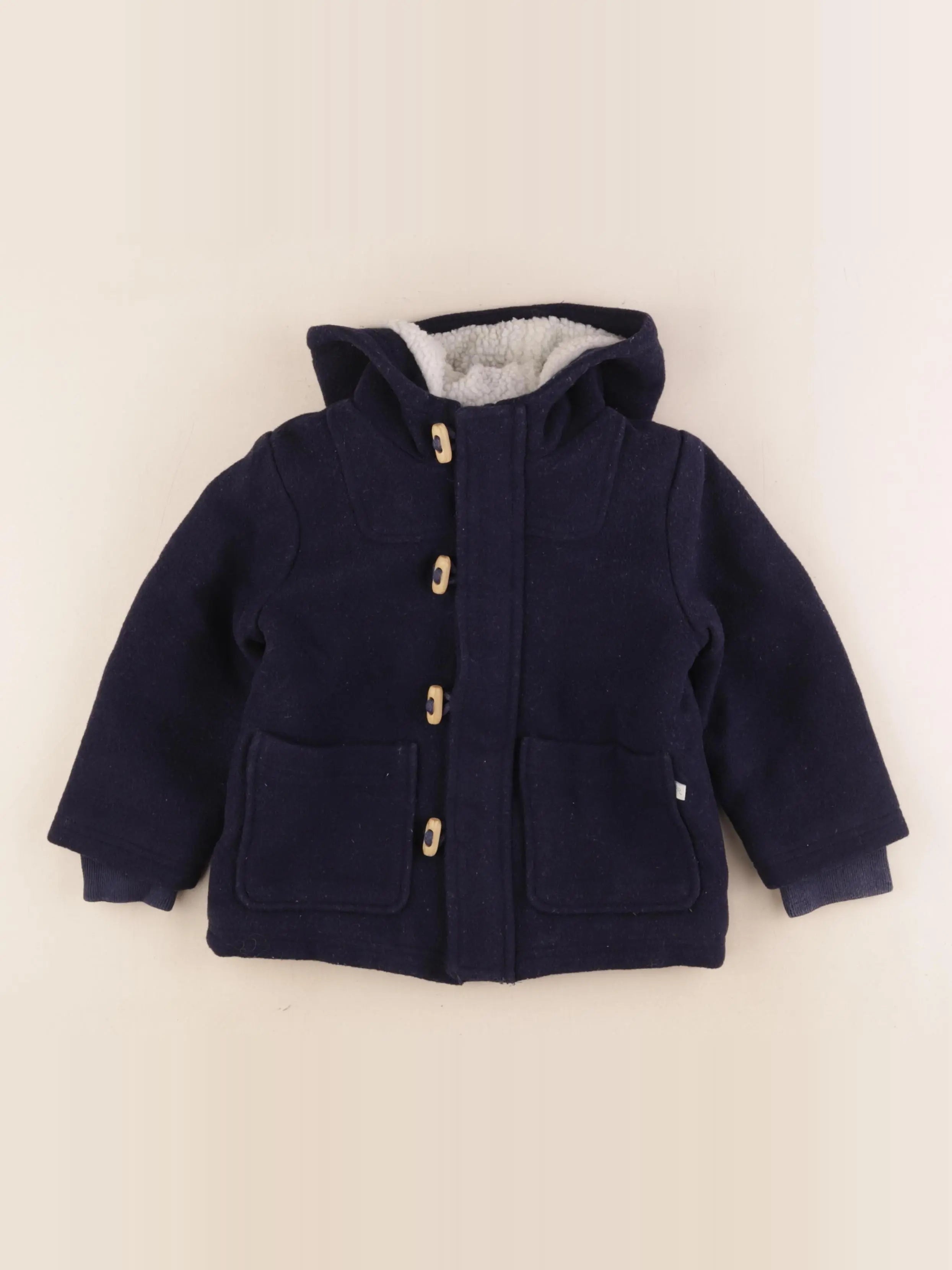 Cadet Rousselle - manteau bleu - 2 ans