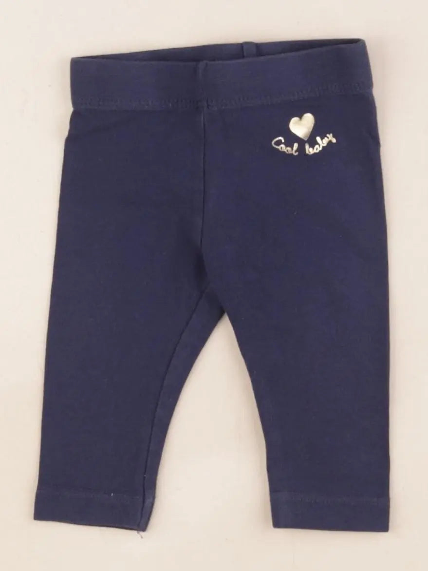 Tape à l'oeil - legging bleu, or - 3 mois