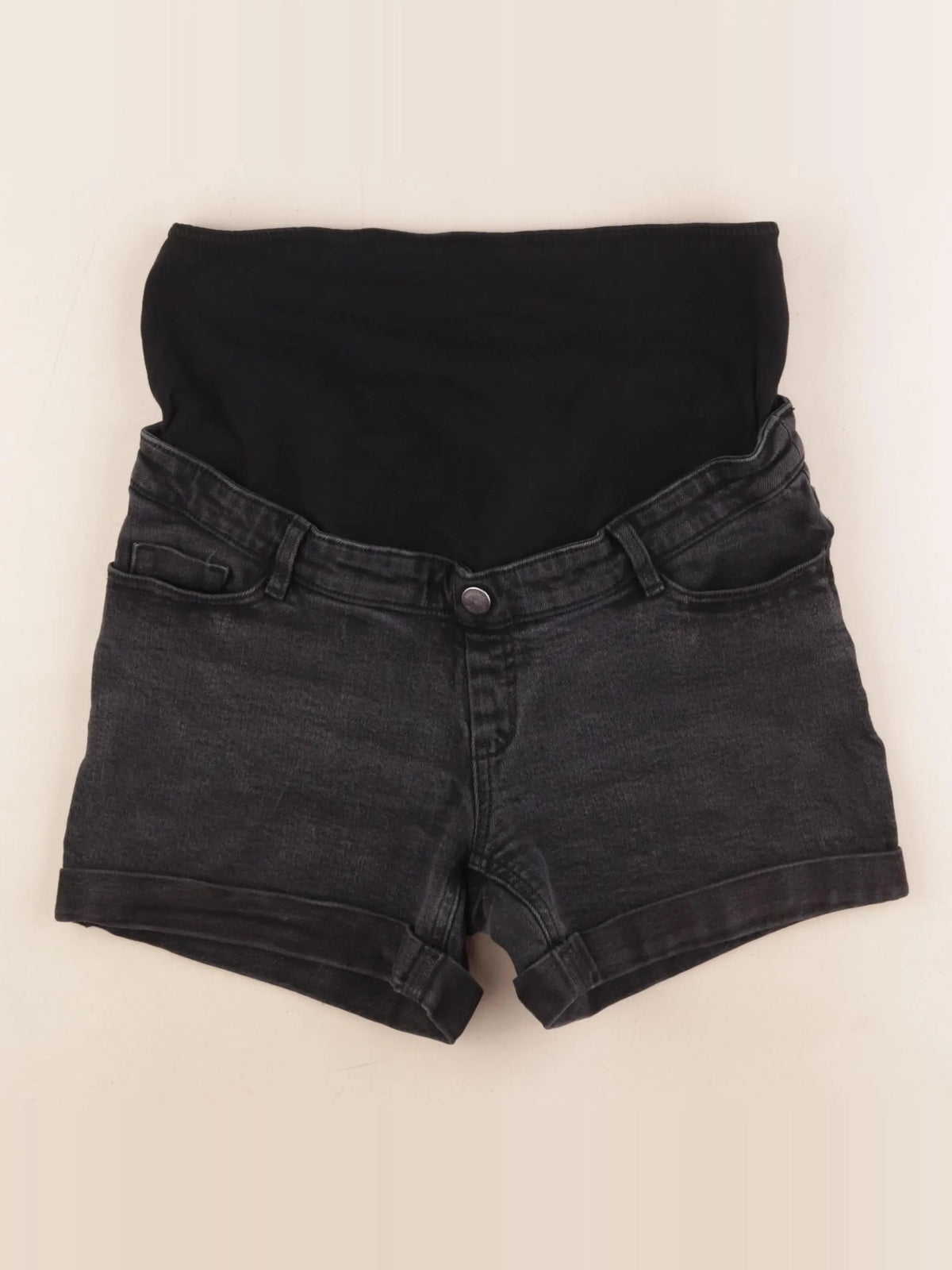 Kiabi - short grossesse noir - 38