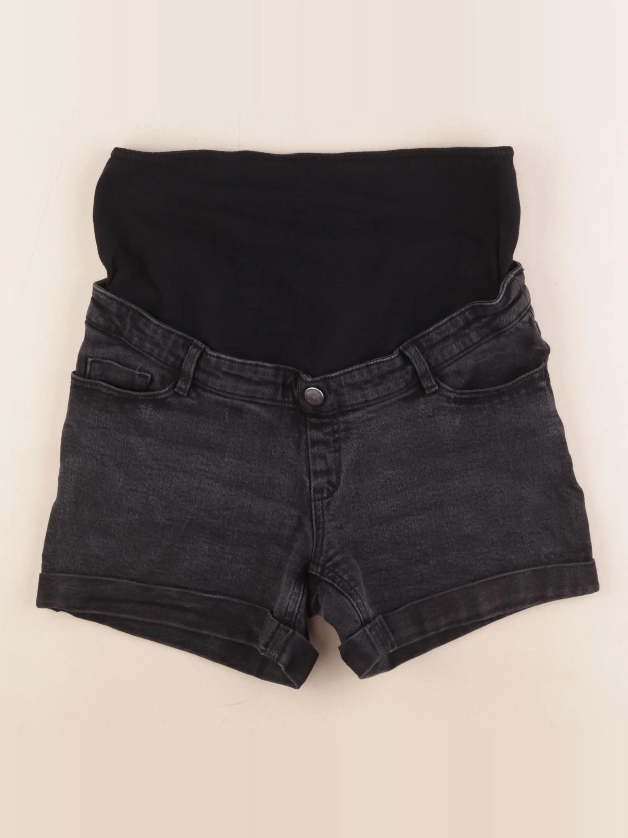 Kiabi - short grossesse noir - 38