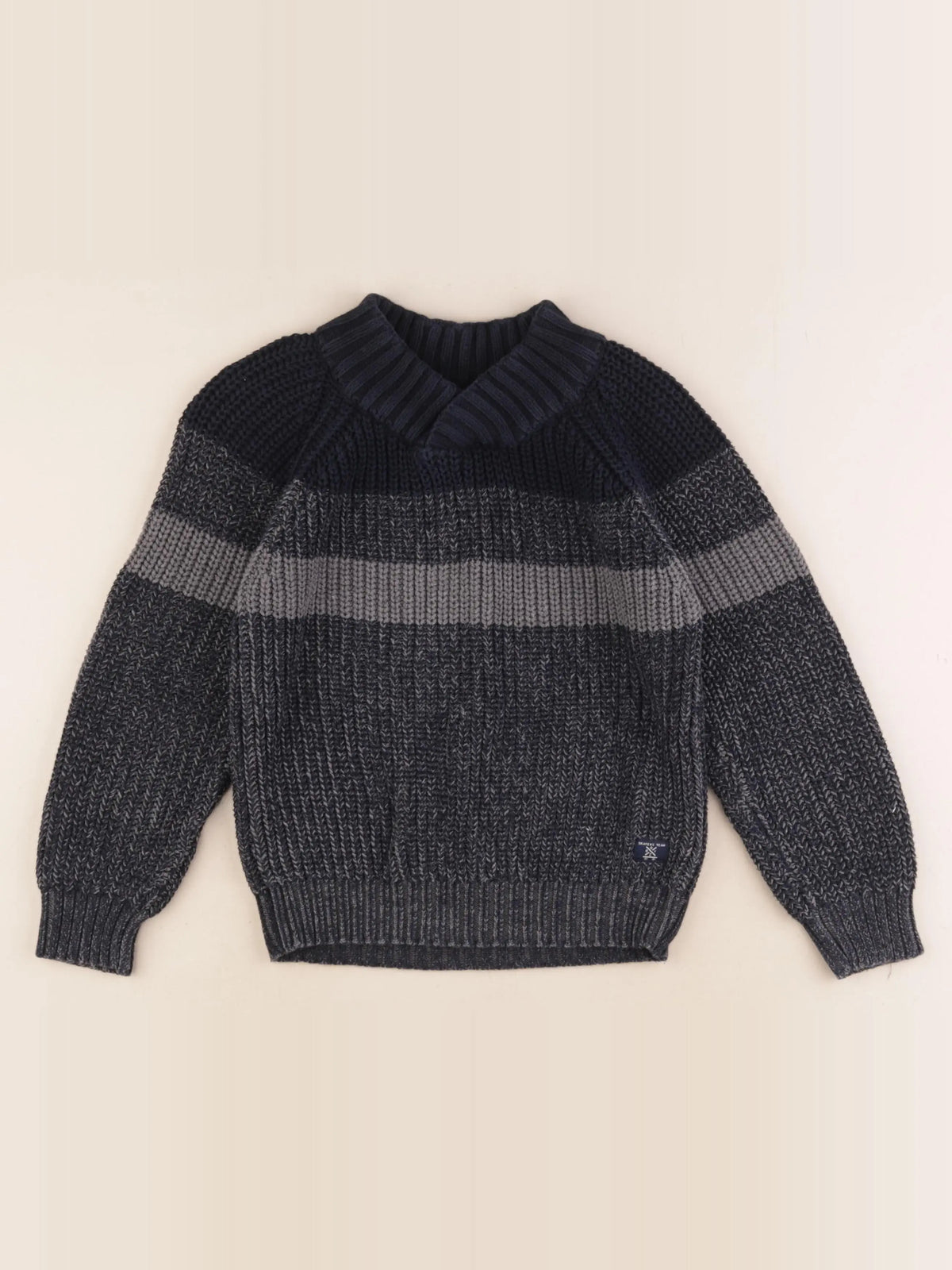 Tape à l'oeil - pull bleu - 6 ans