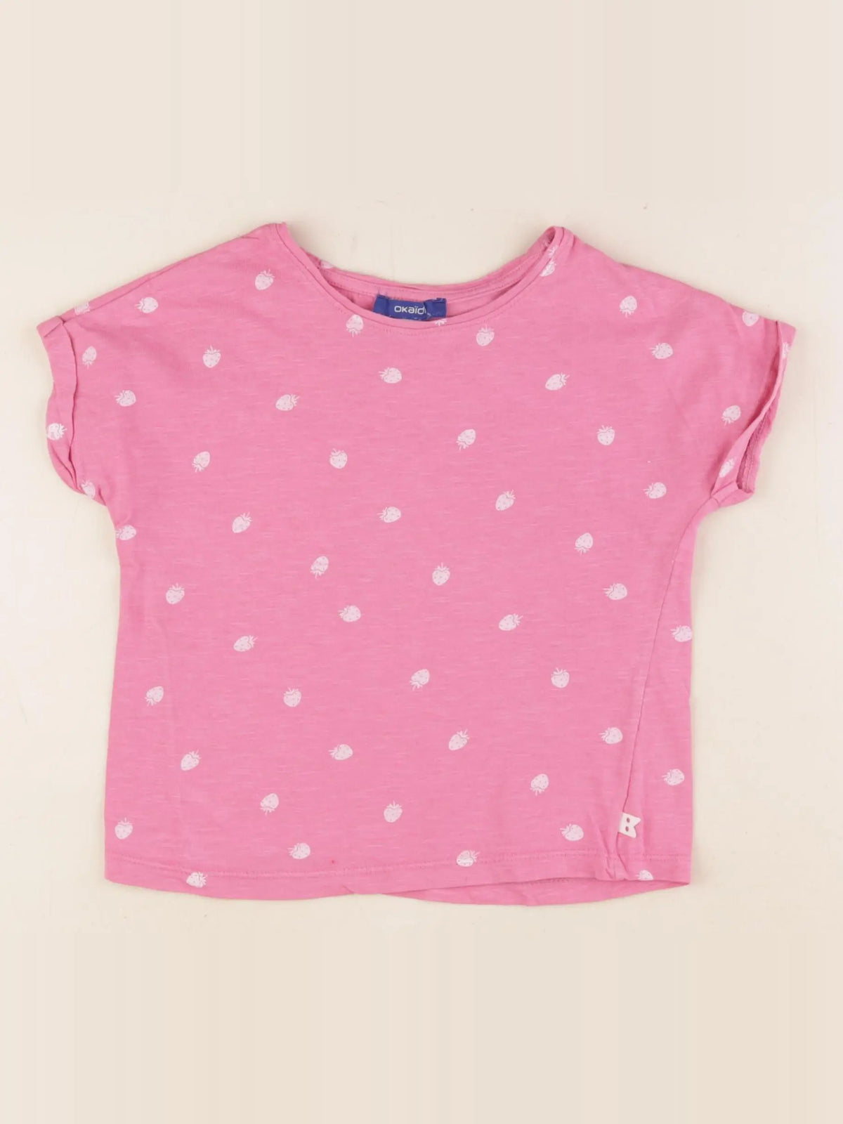 Okaidi - tee-shirt rose - 6 ans