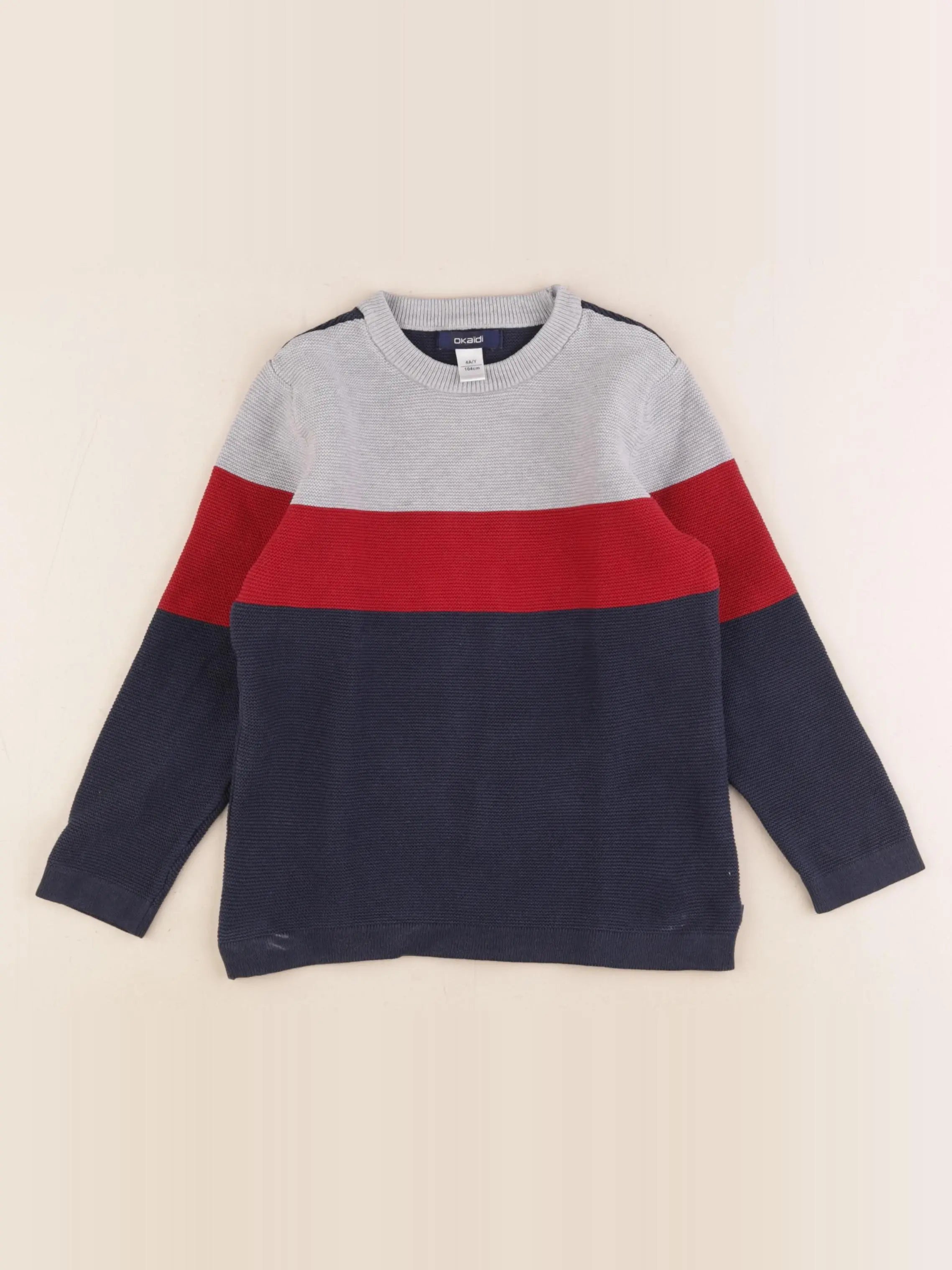 Okaidi - pull bleu - 4 ans