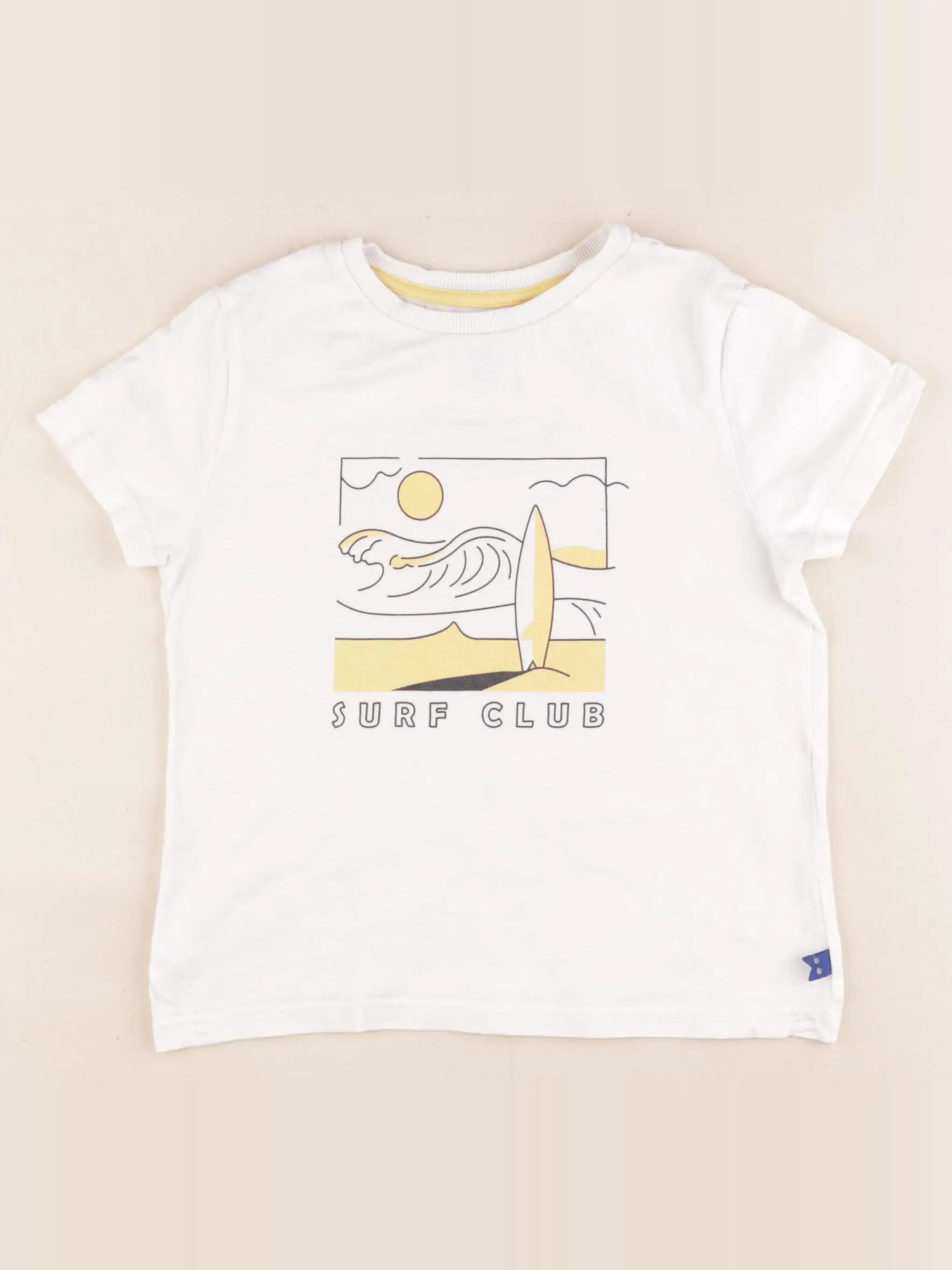 Okaidi - tee-shirt blanc - 4 ans