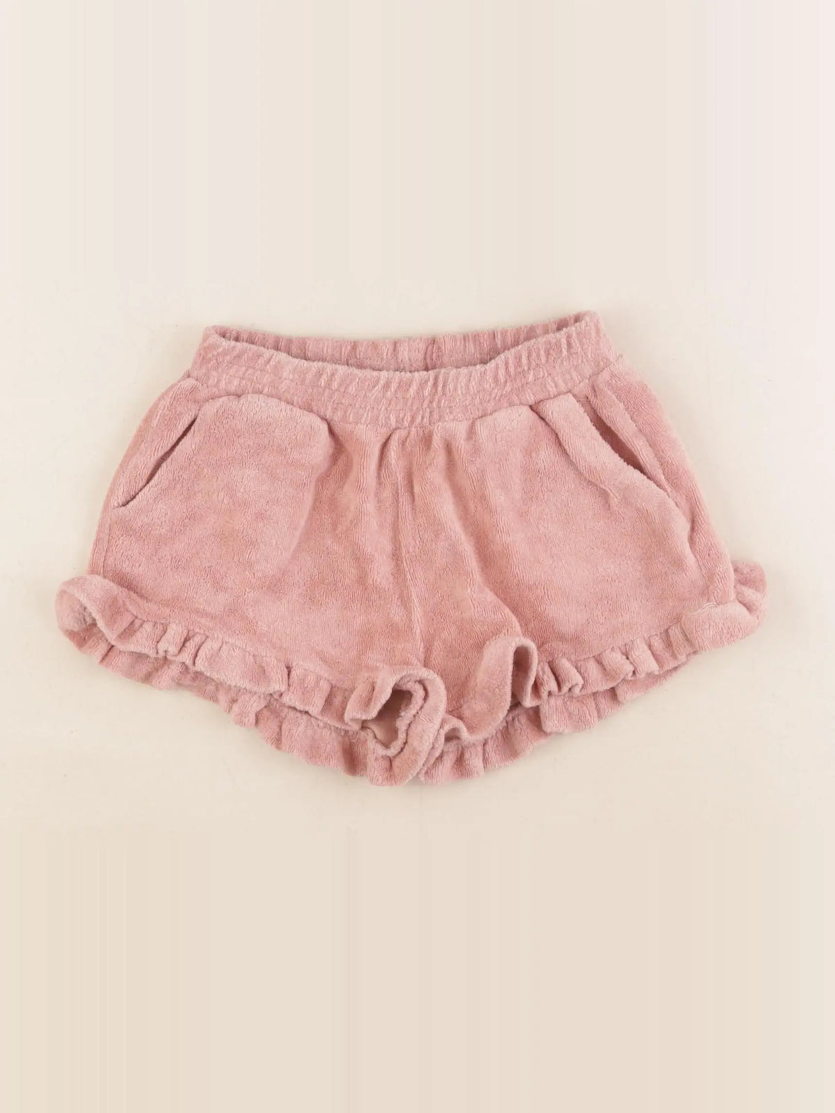 Emile et Ida - short beige, rose - 6 ans