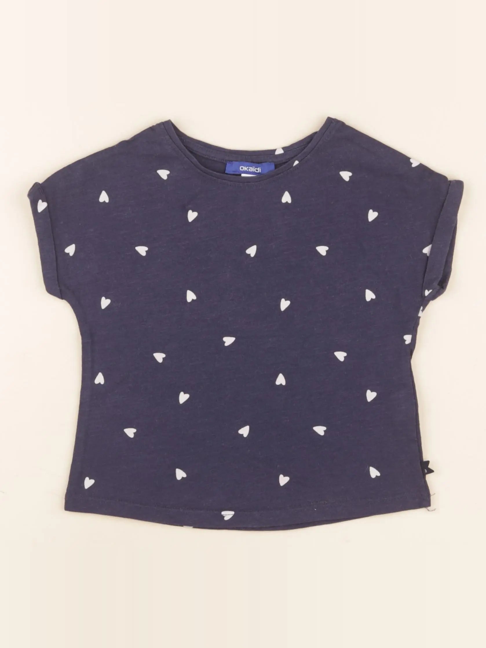 Okaidi - tee-shirt bleu - 3 ans
