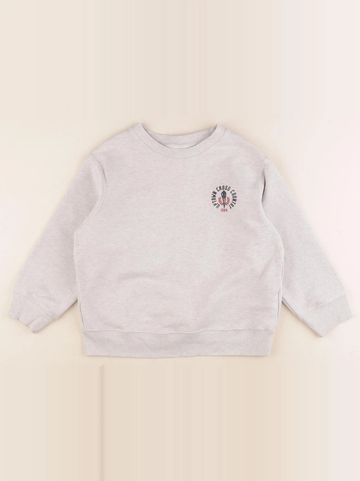 Uniqlo - sweat gris - 5/6 ans