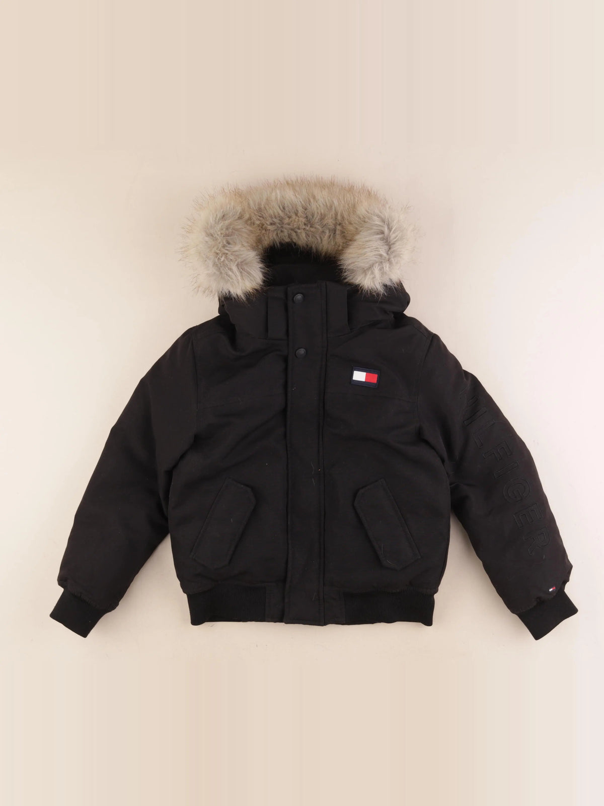 Tommy Hilfiger - parka noir - 8 ans