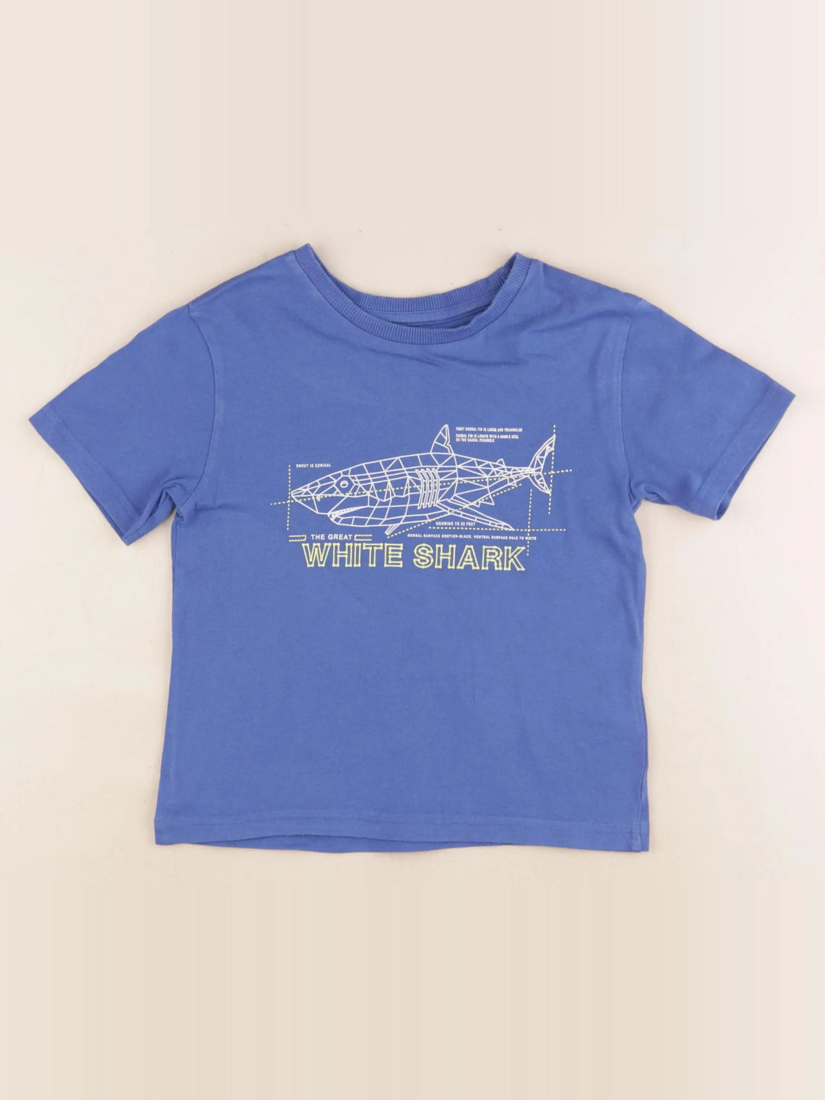 Vertbaudet - tee-shirt bleu - 5 ans