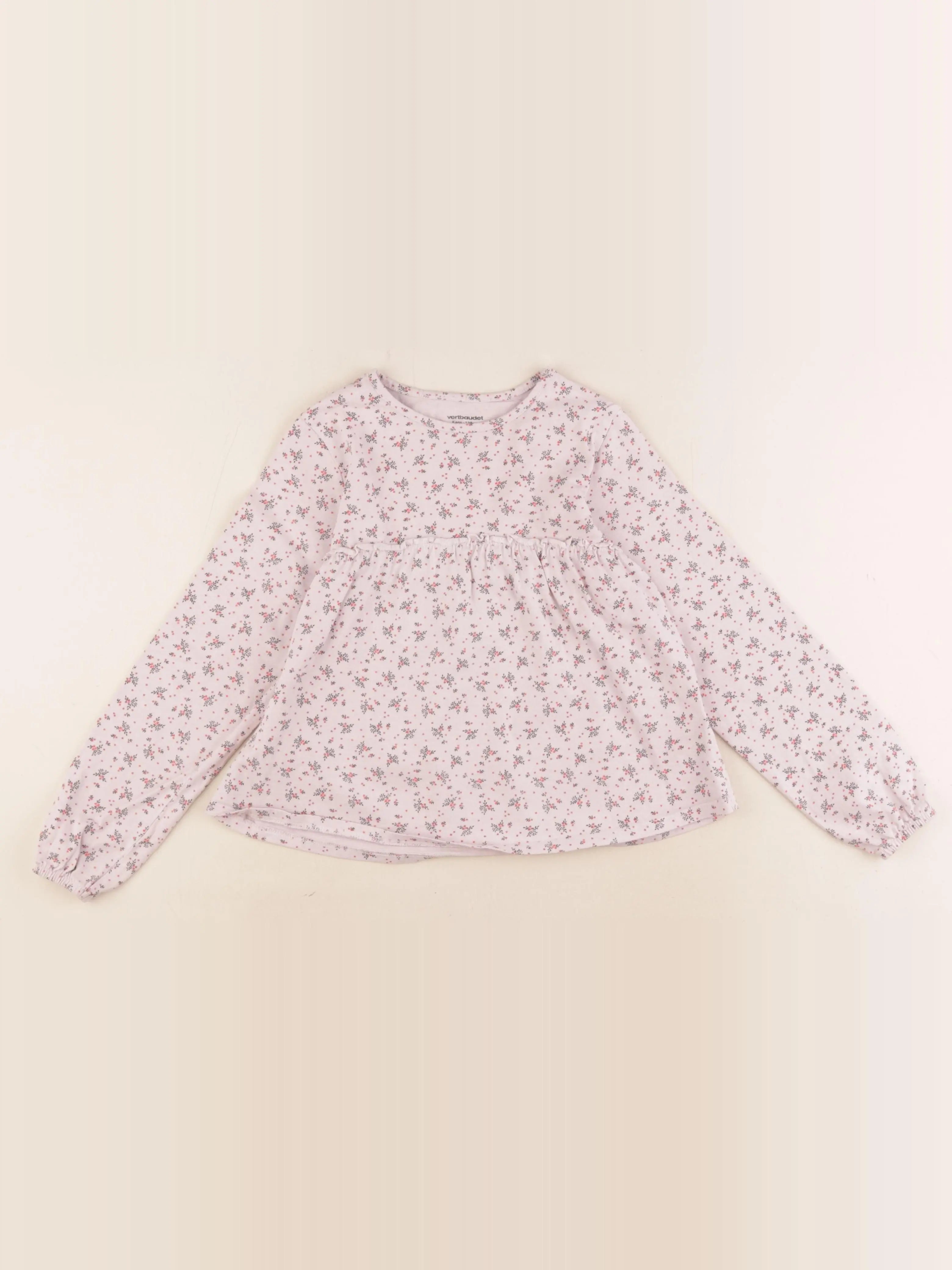 Vertbaudet - tee-shirt violet - 8 ans