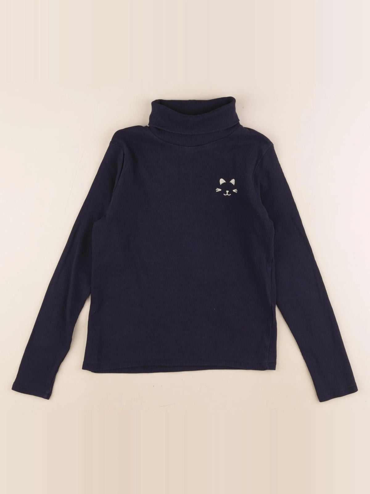 Vertbaudet - sous-pull bleu - 10 ans