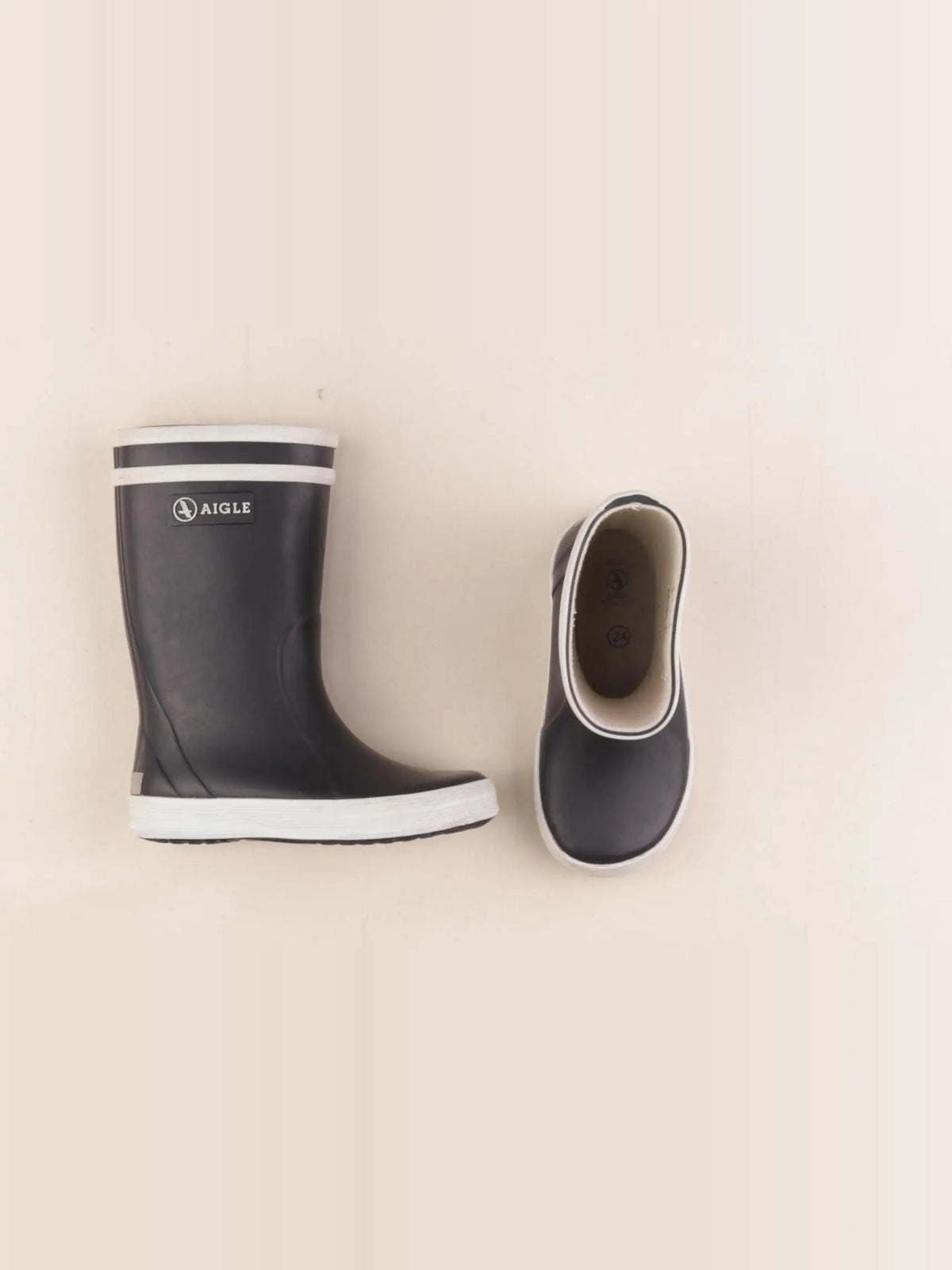 Aigle - bottes bleu - pointure 24
