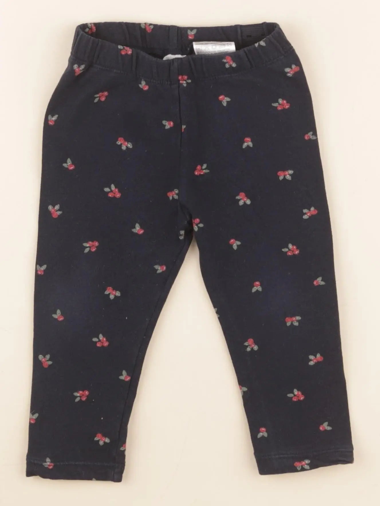 H&M - legging bleu - 9/12 mois