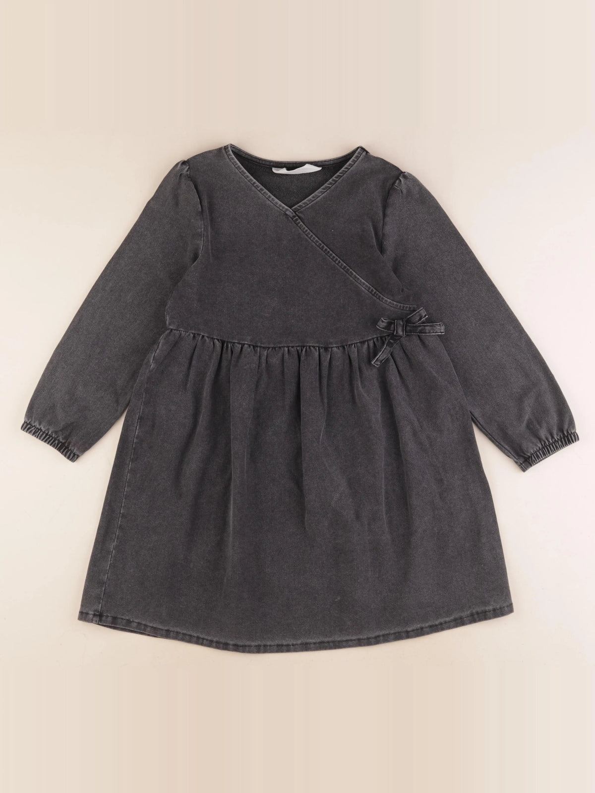 H&M - robe gris - 6/8 ans