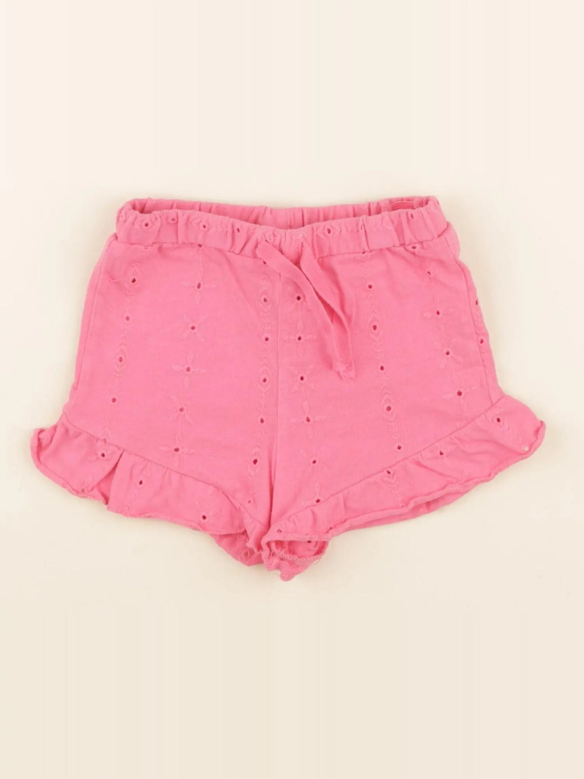 H&M - short rose - 9/12 mois