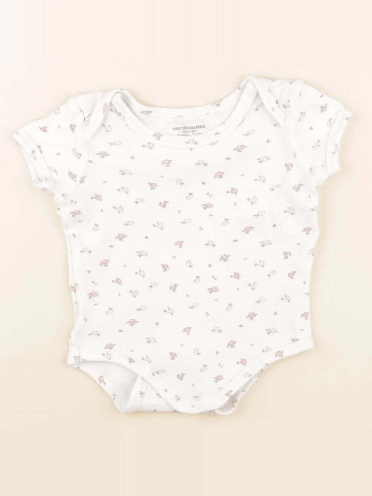 Vertbaudet - body blanc - 9 mois
